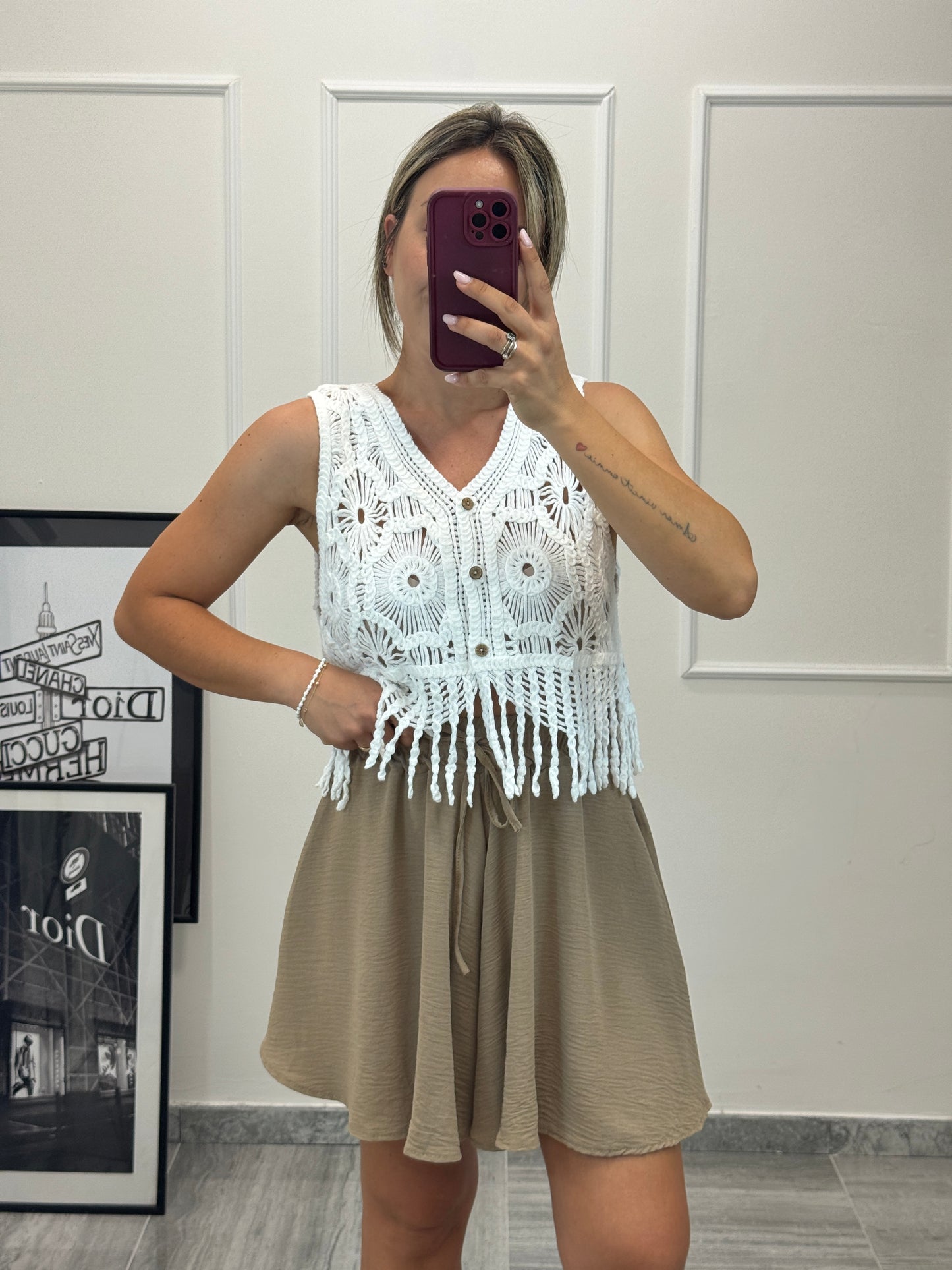 Gilet Macramè