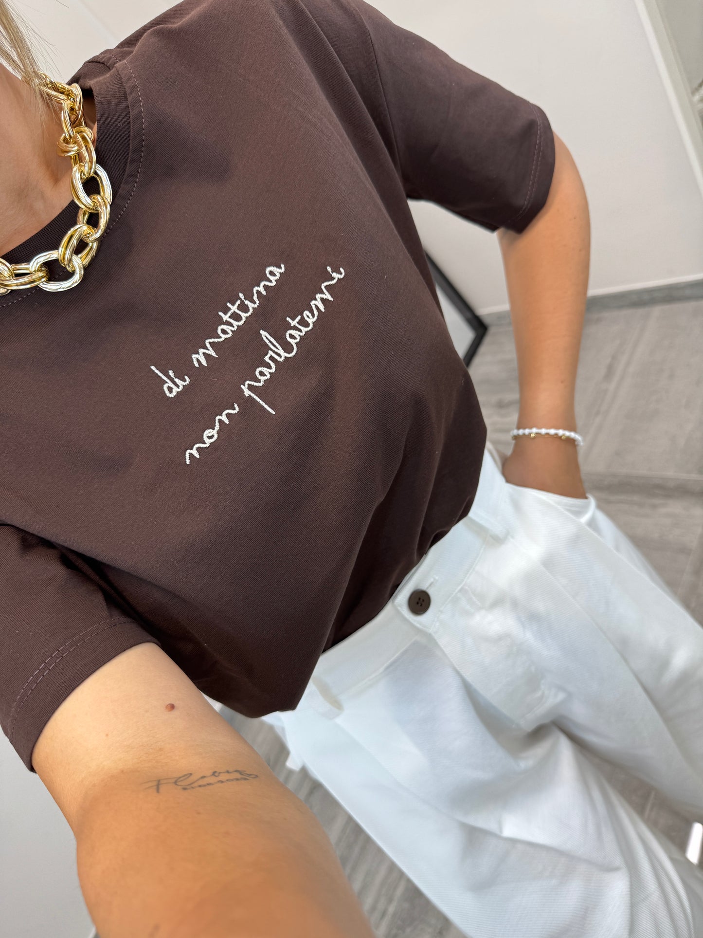 T-shirt “Non parlatemi”