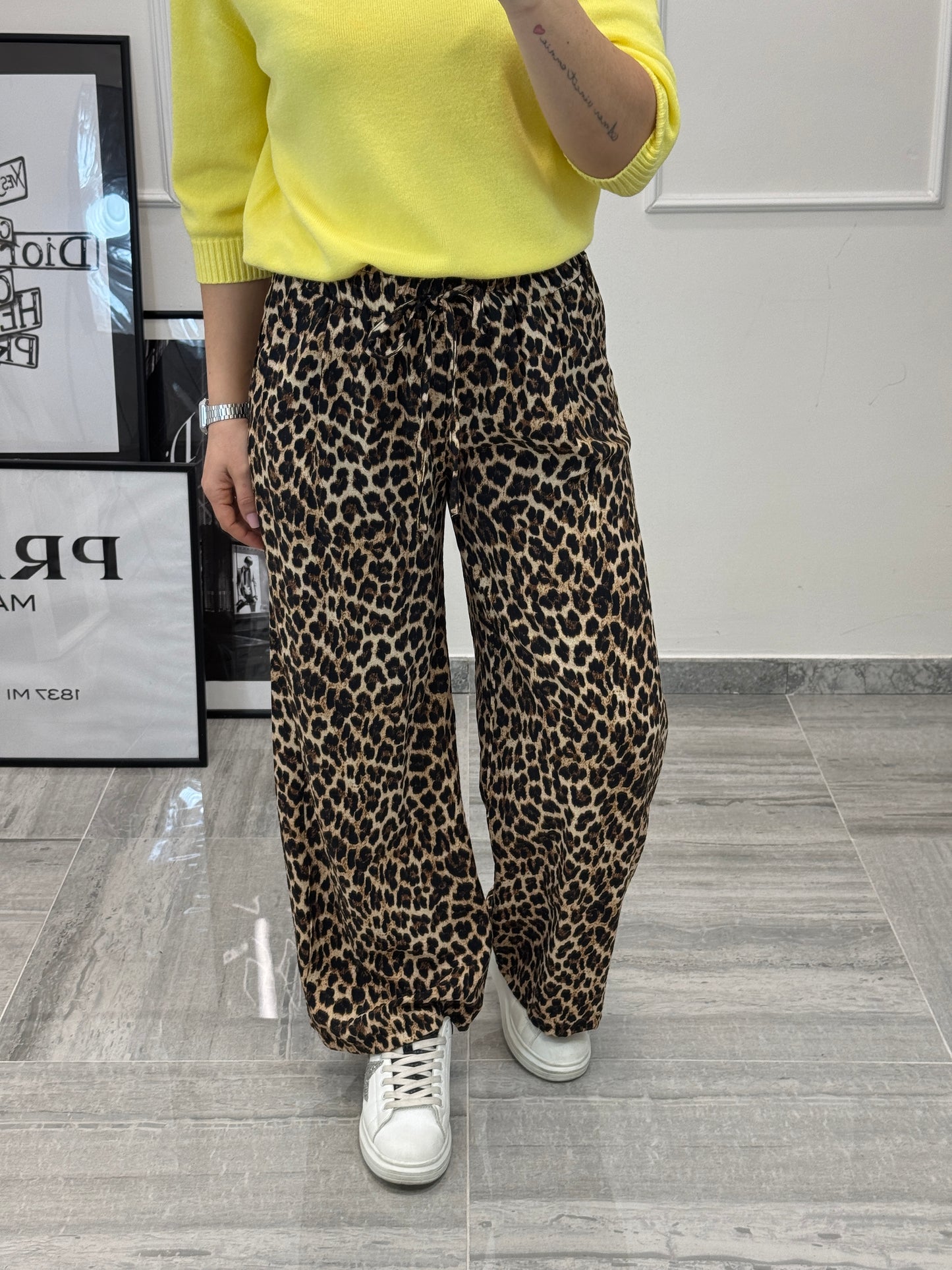 Pantalone animalier