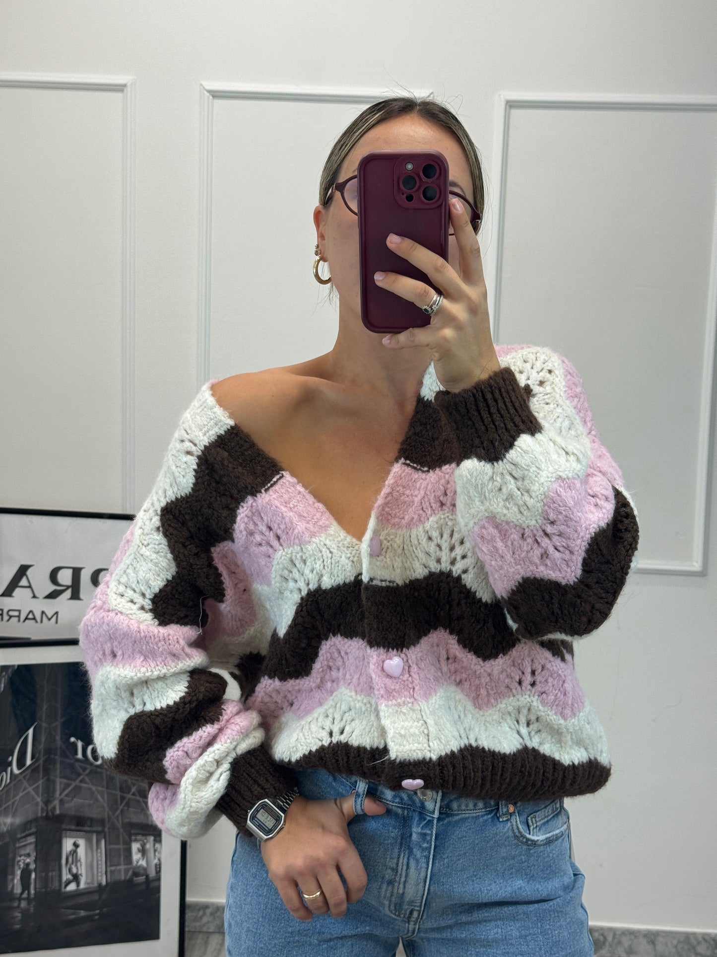Cardigan TALISA rosa
