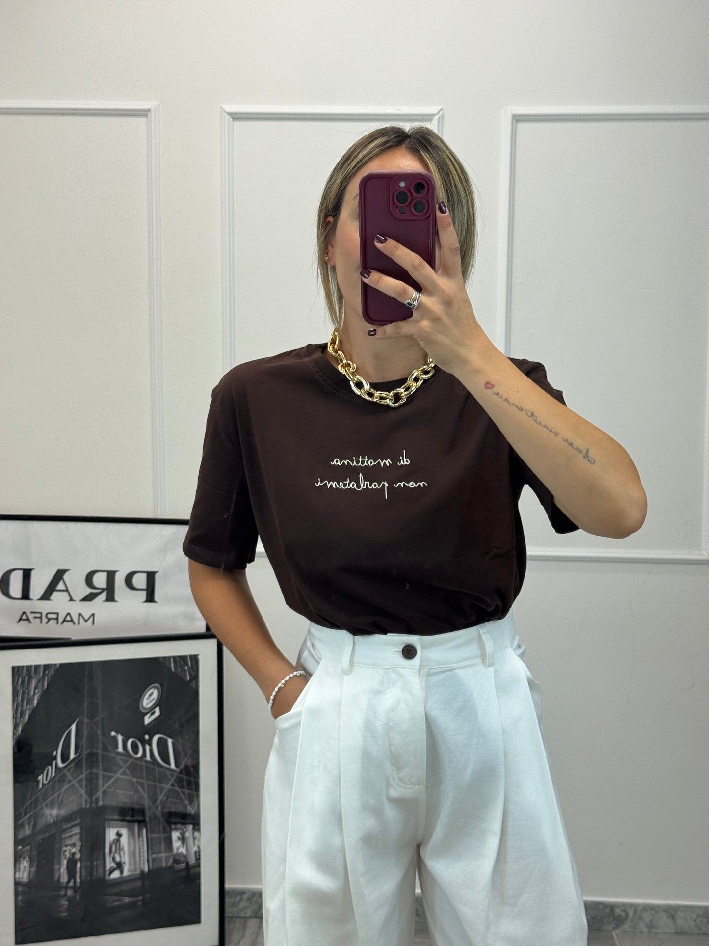 T-shirt “Non parlatemi”
