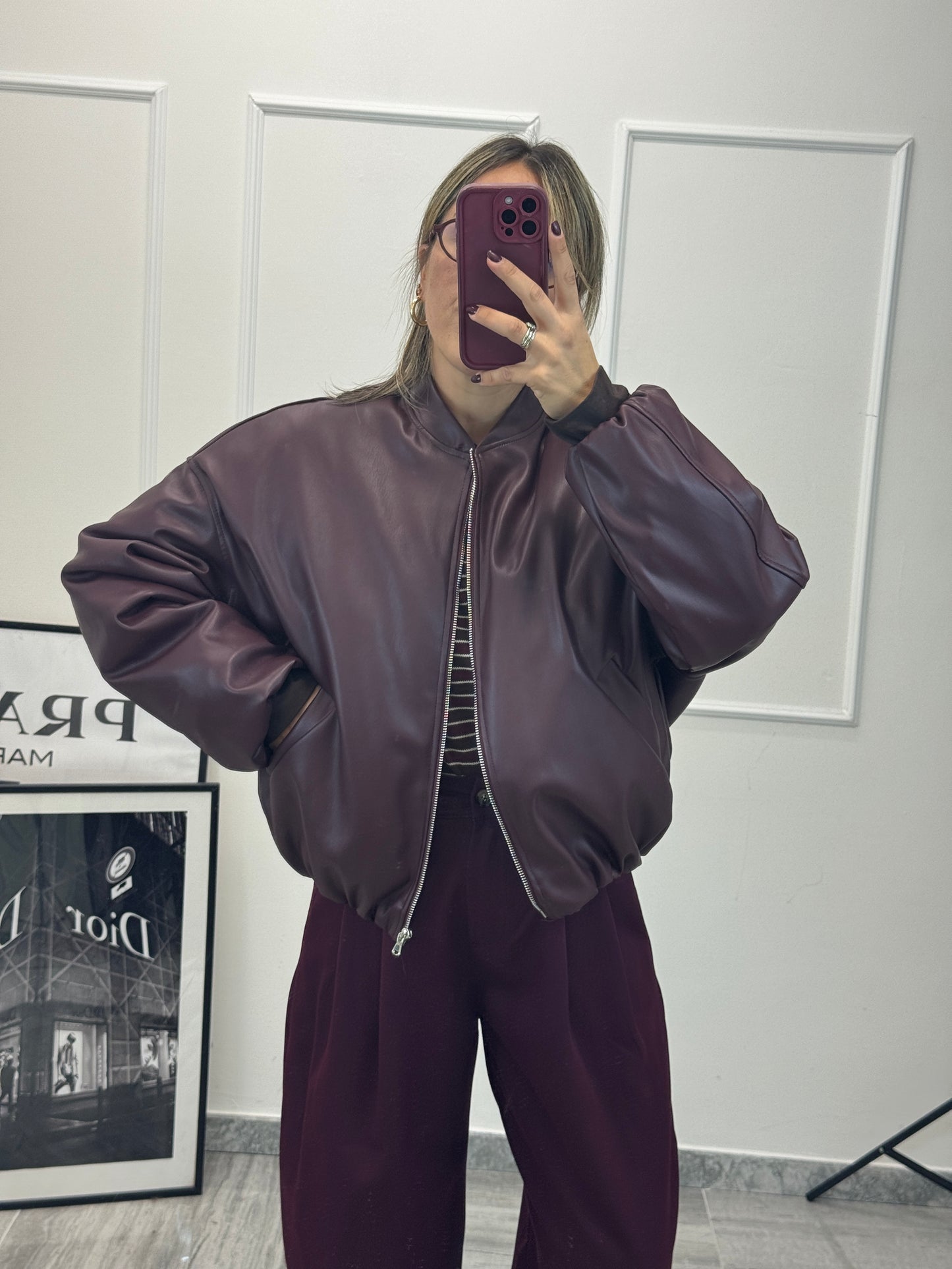 Bomber ecopelle