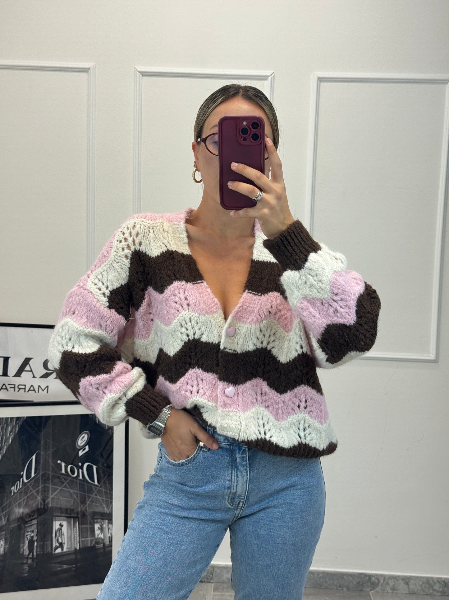 Cardigan TALISA rosa