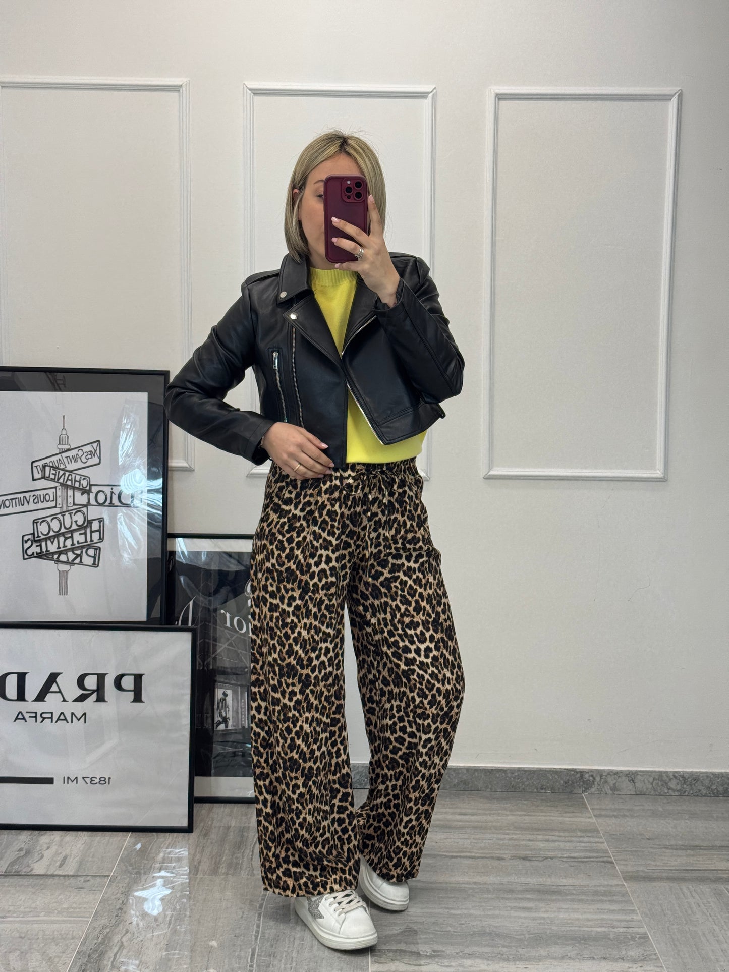 Pantalone animalier