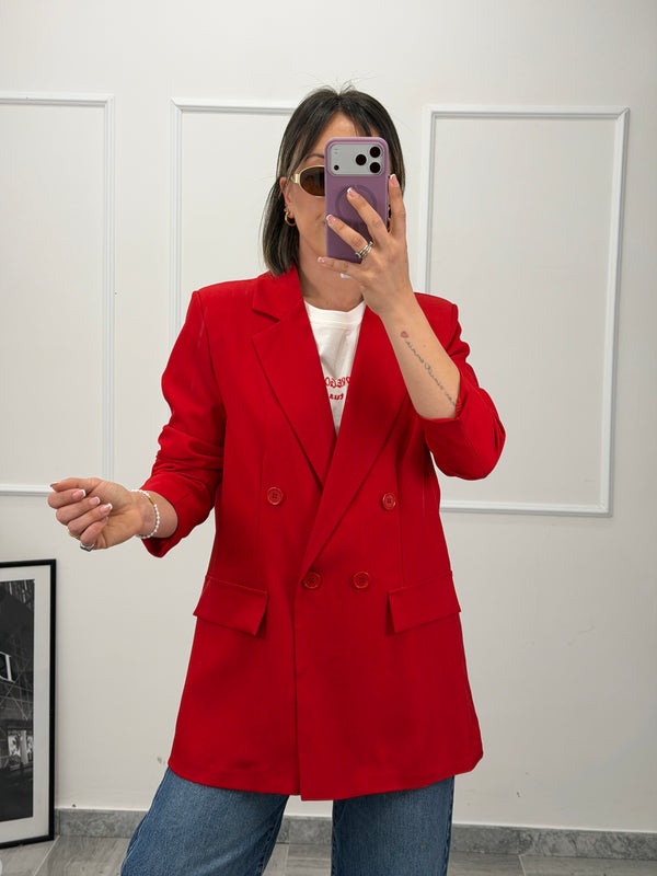 Blazer donna doppiopetto — giacca elegante