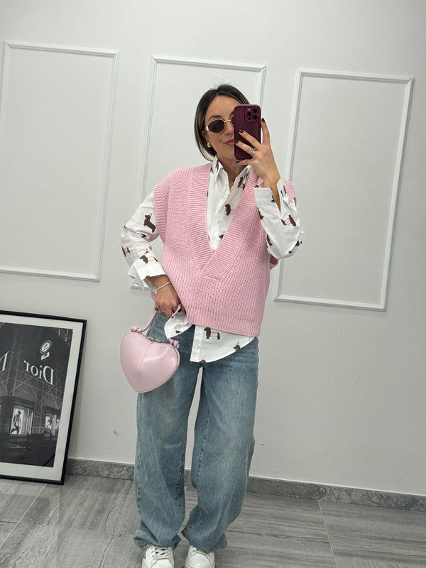 Borsa donna a cuore in ecopelle