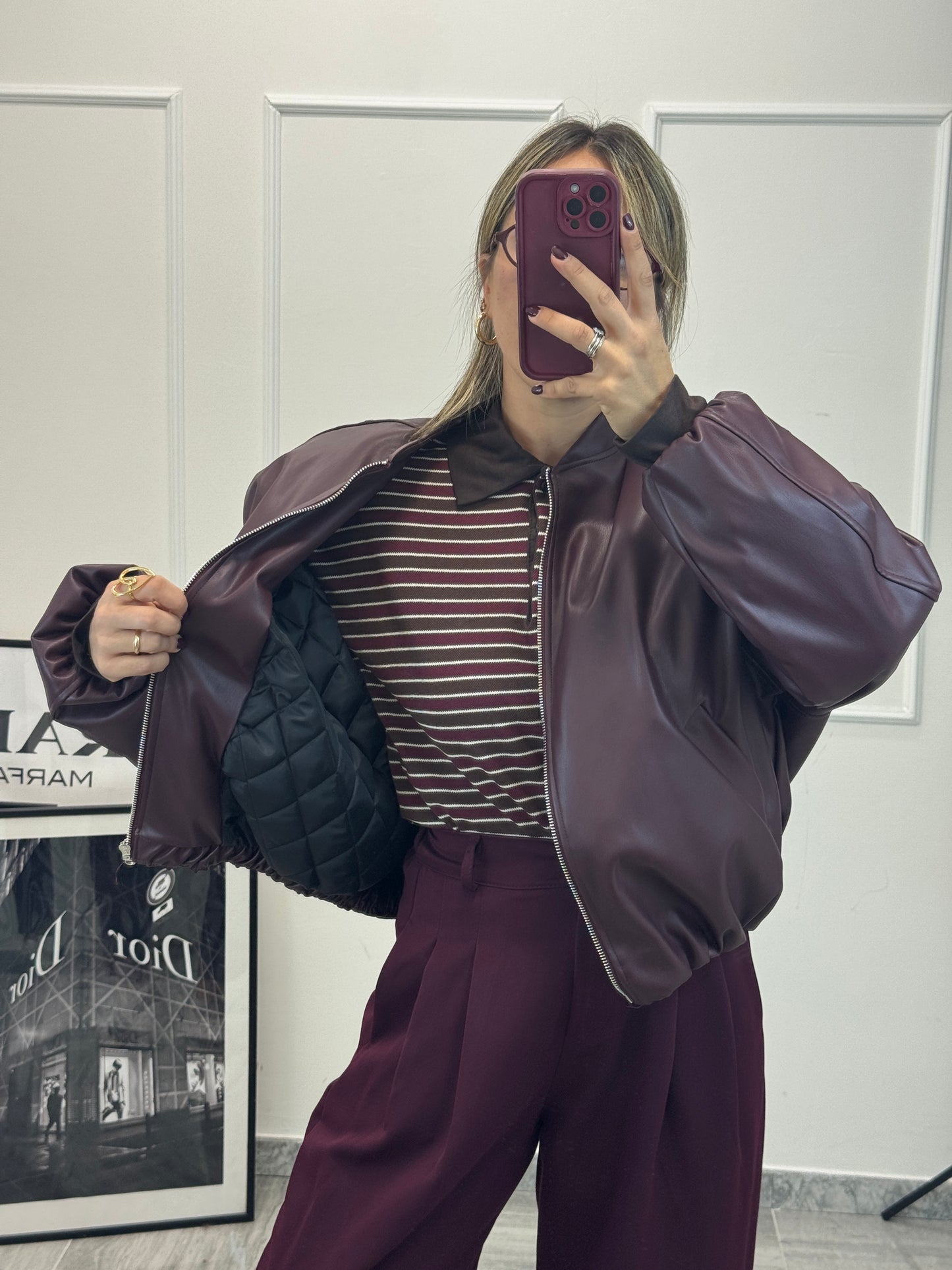 Bomber ecopelle