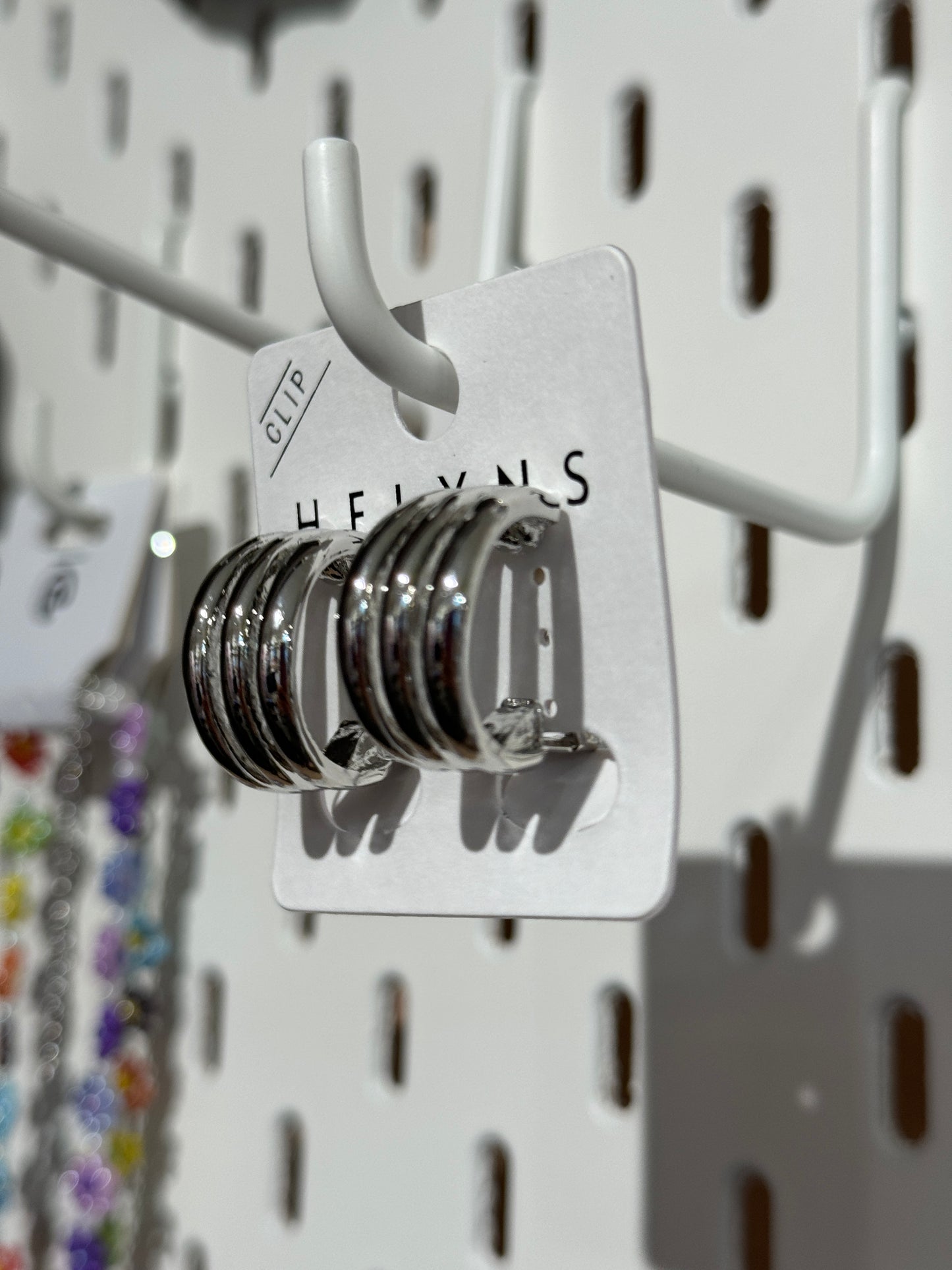 Clip earrings