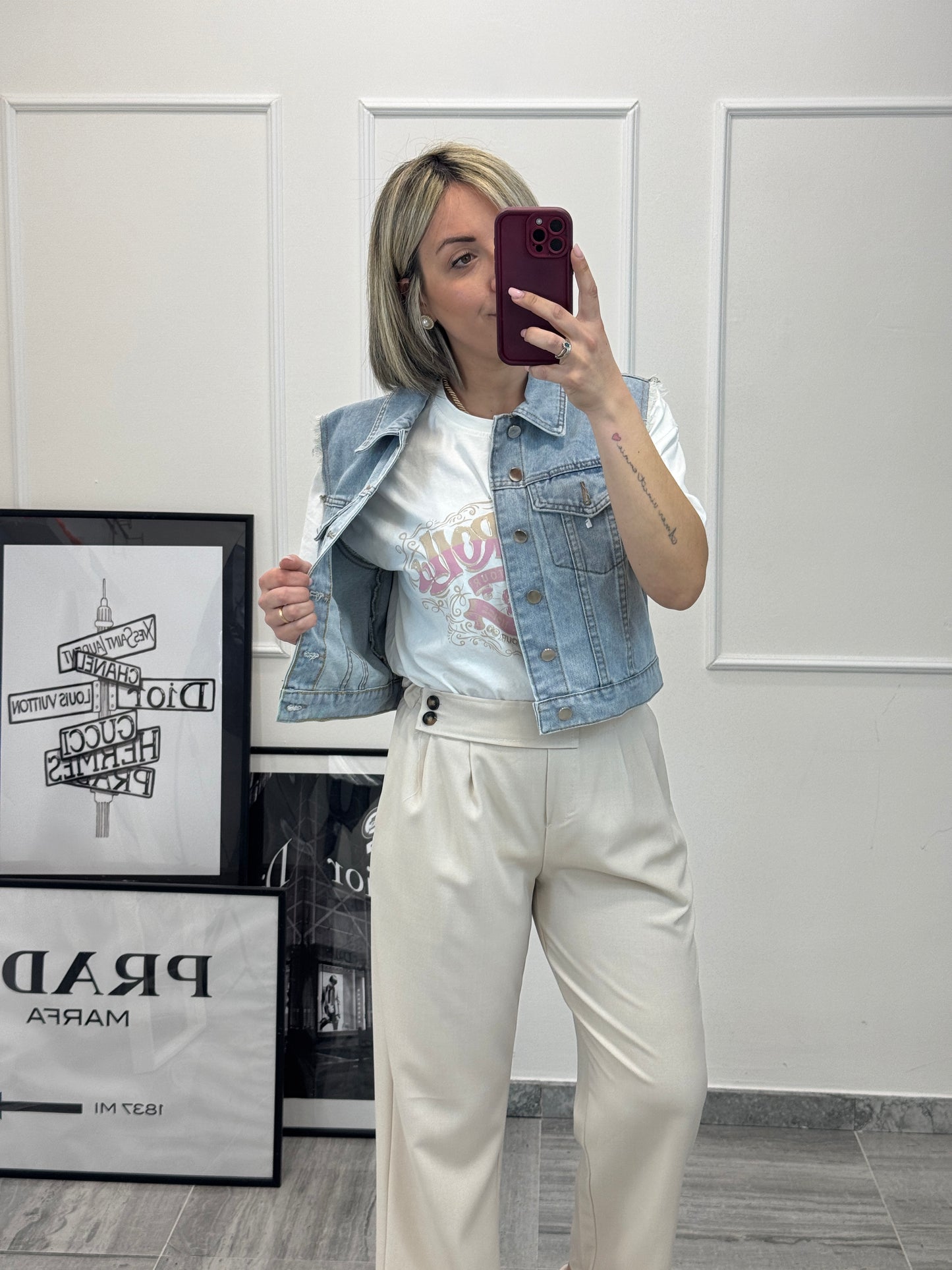 T-shirt rock pastello