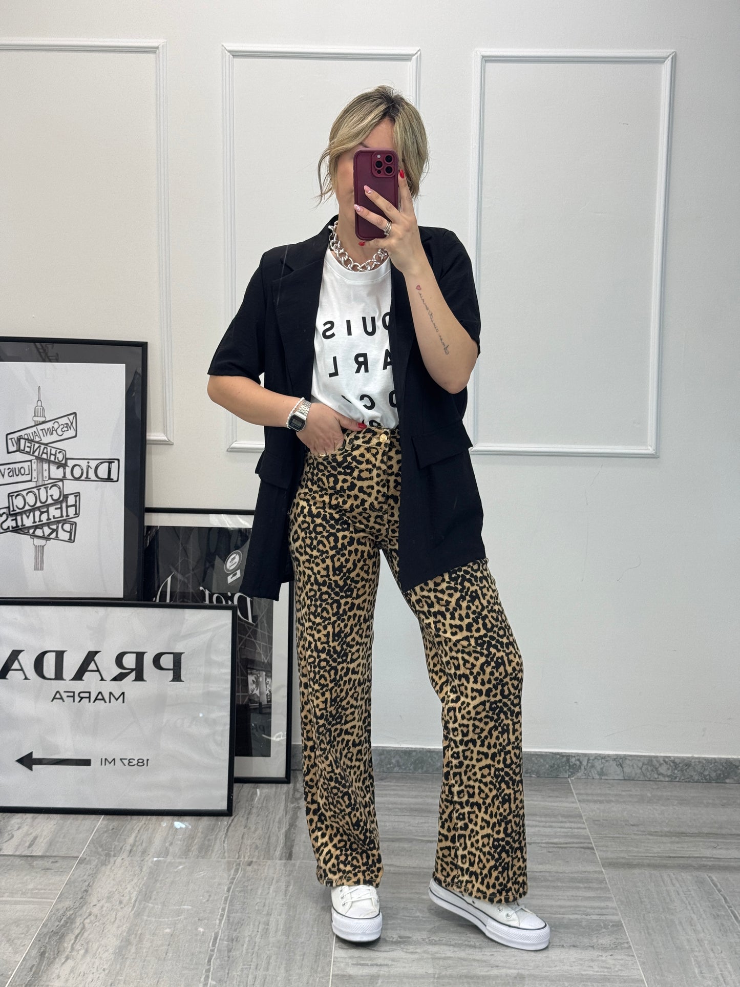 Jeans Leopard