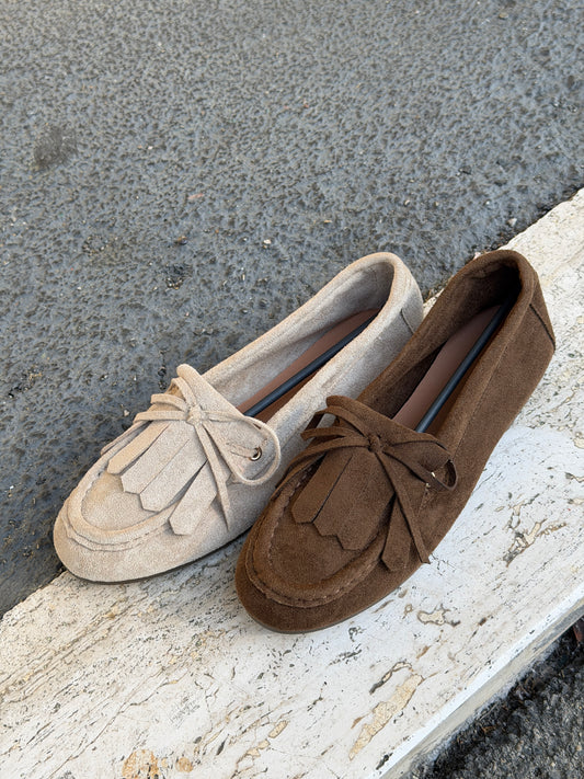 Mocassino fiocco