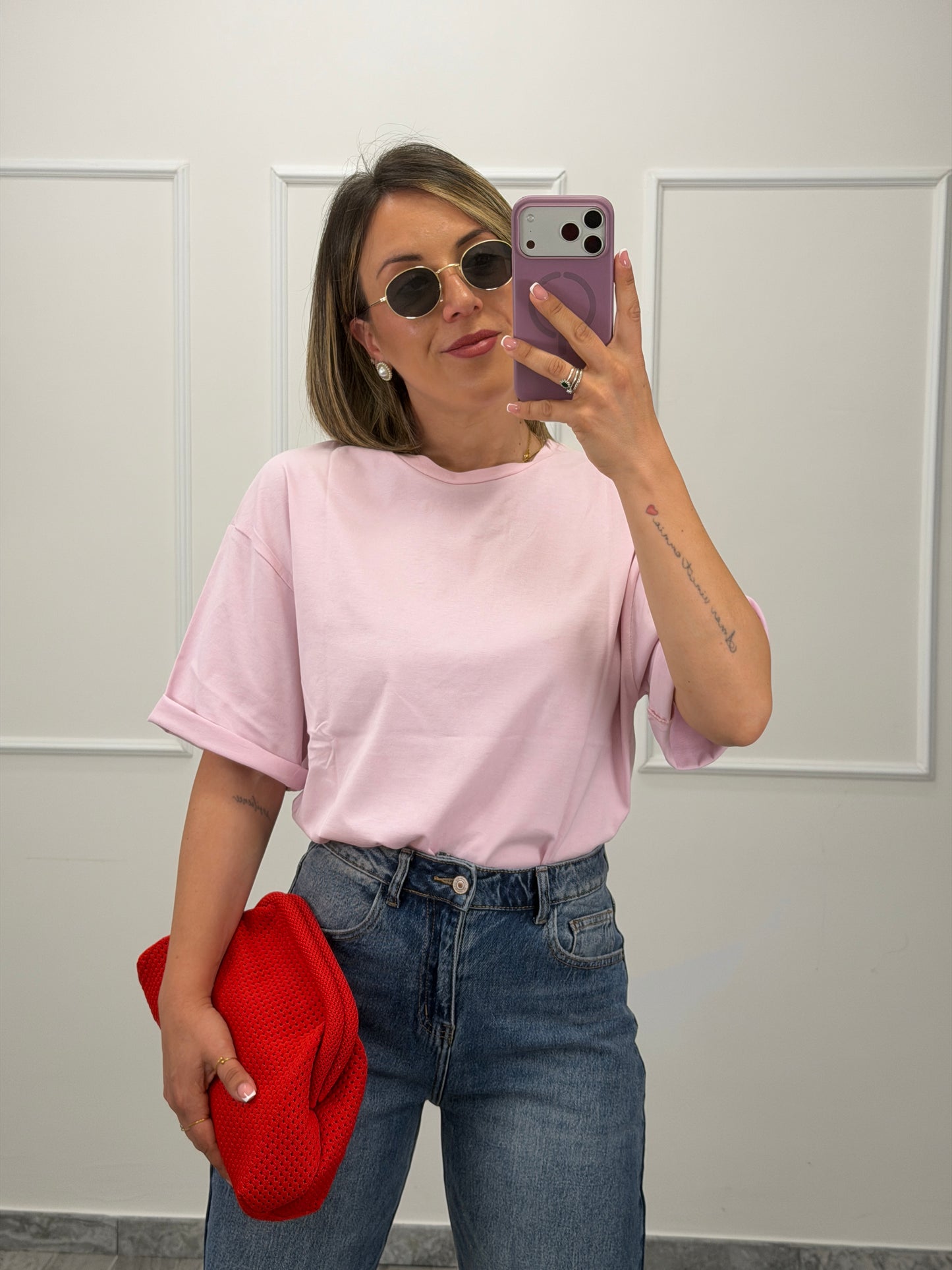 T-shirt “shopping is my cardio” lumina