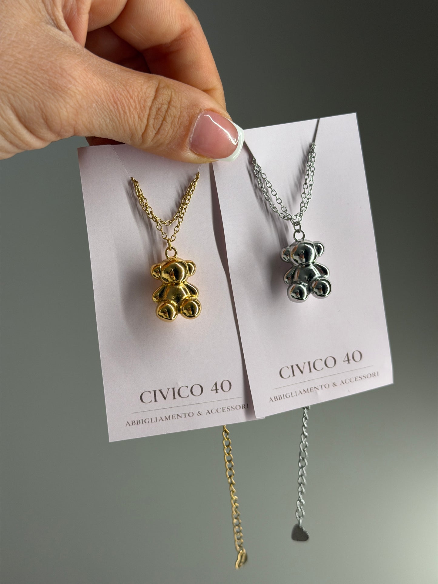 Collana teddy ciccio