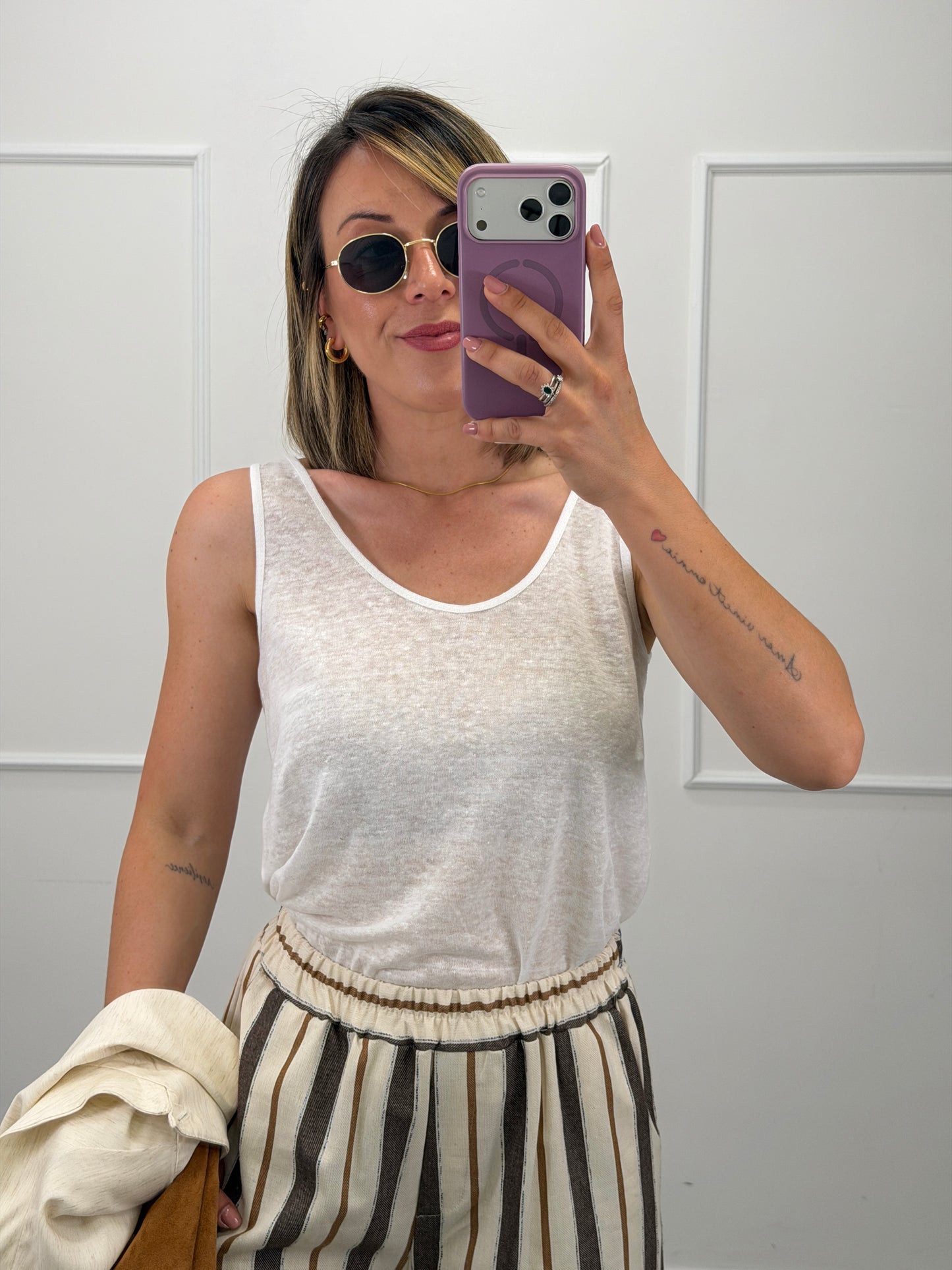 Canotta Puro Lino