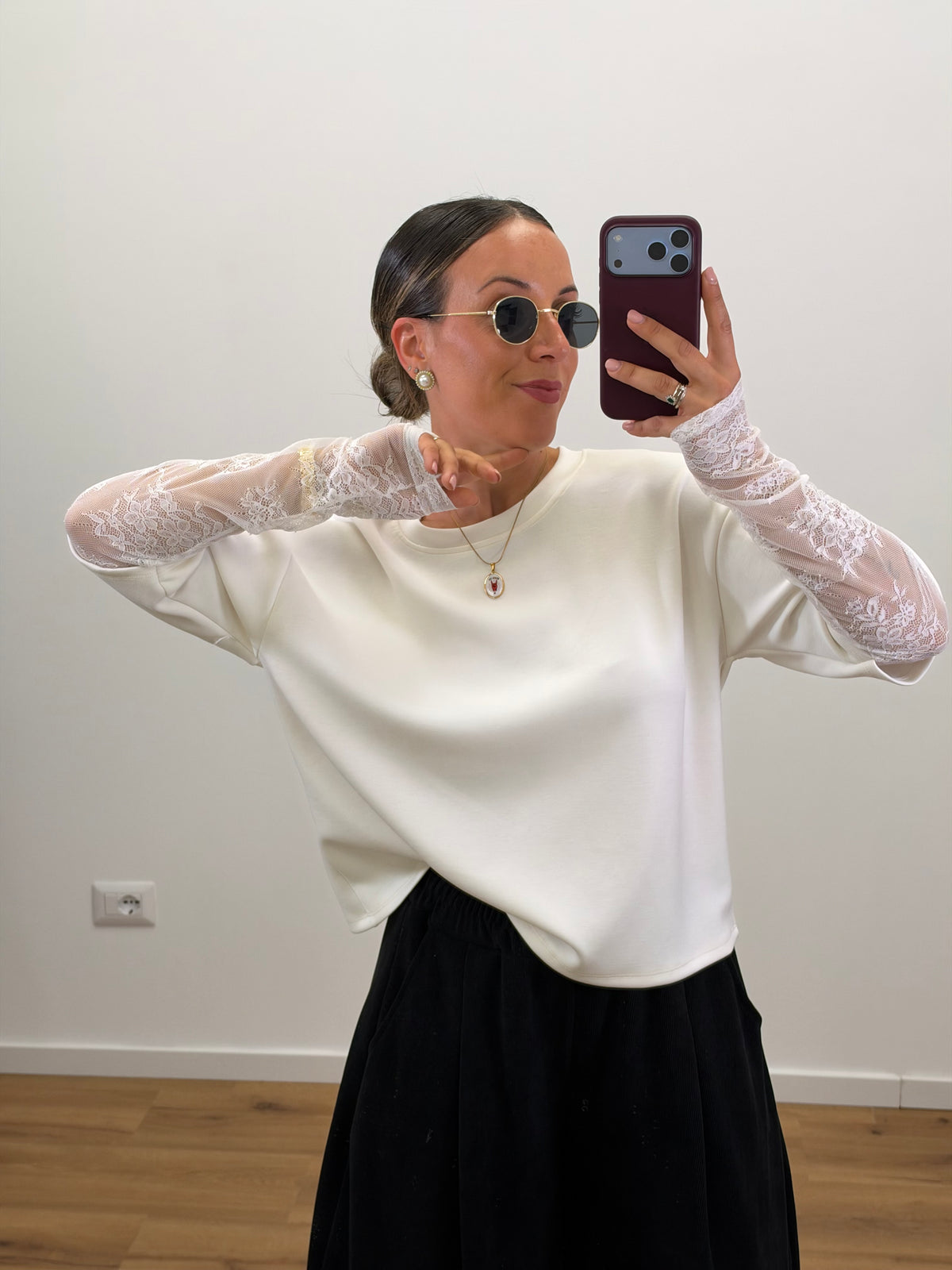 Maglia pizzo