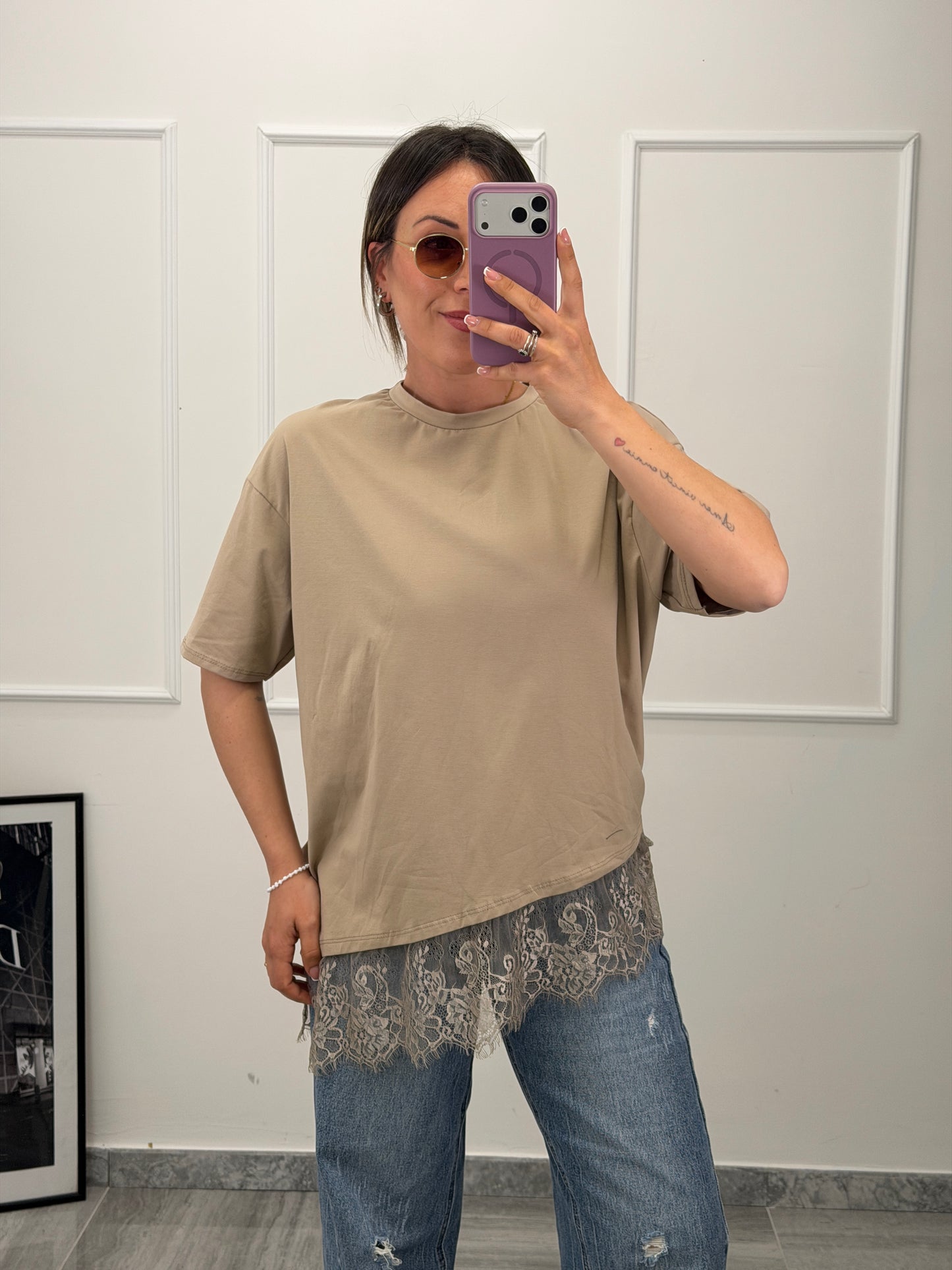 T-shirt pizzo