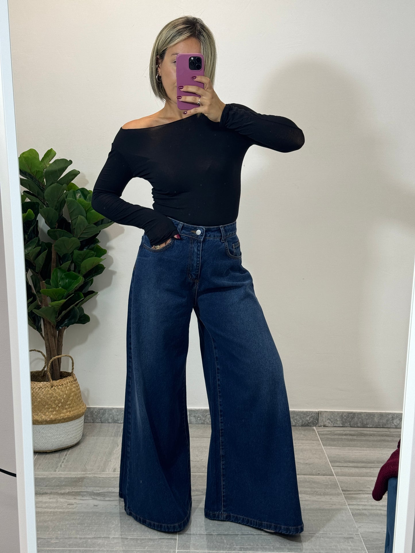 Jeans Maxi zampa