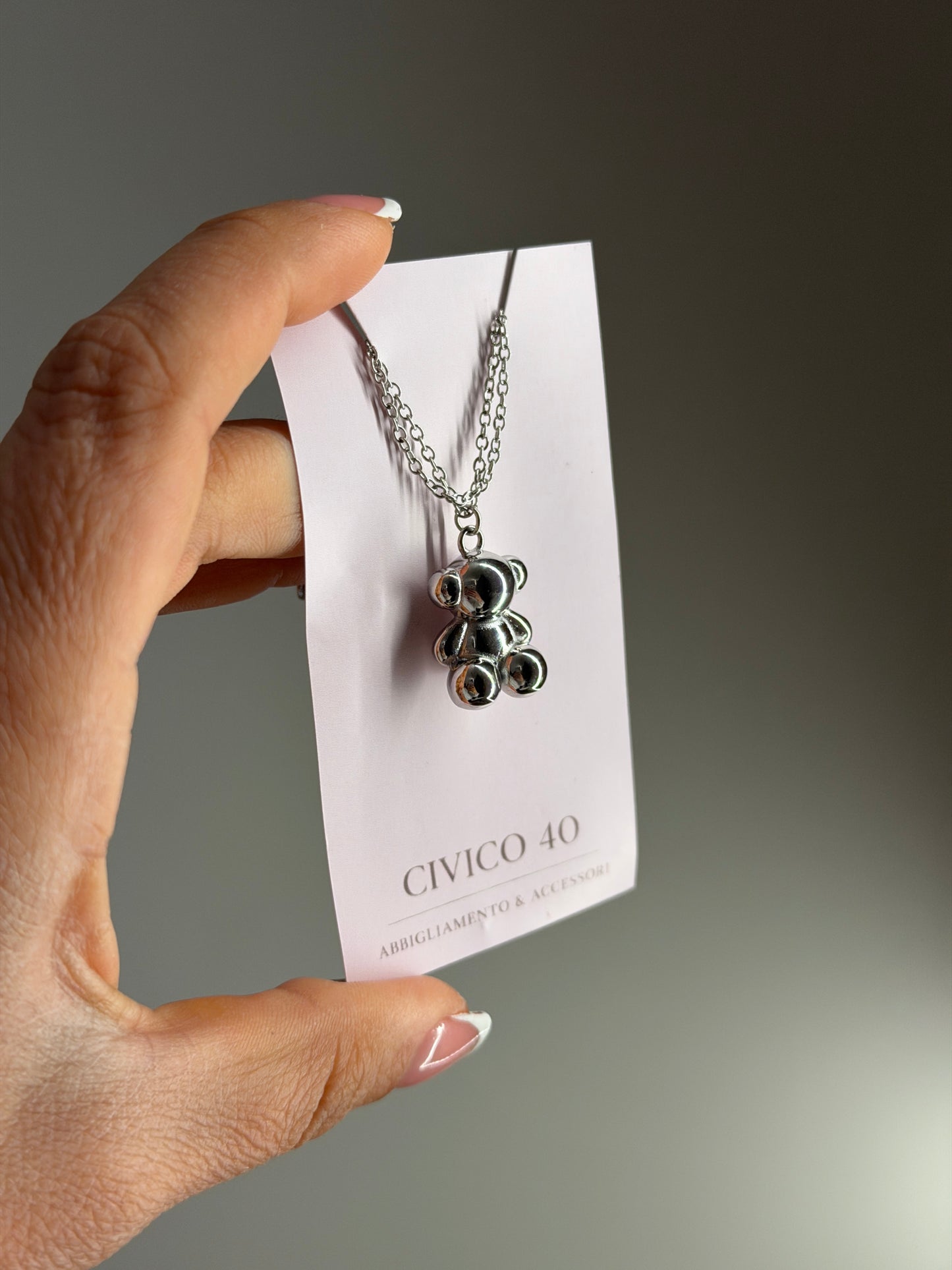 Collana teddy ciccio