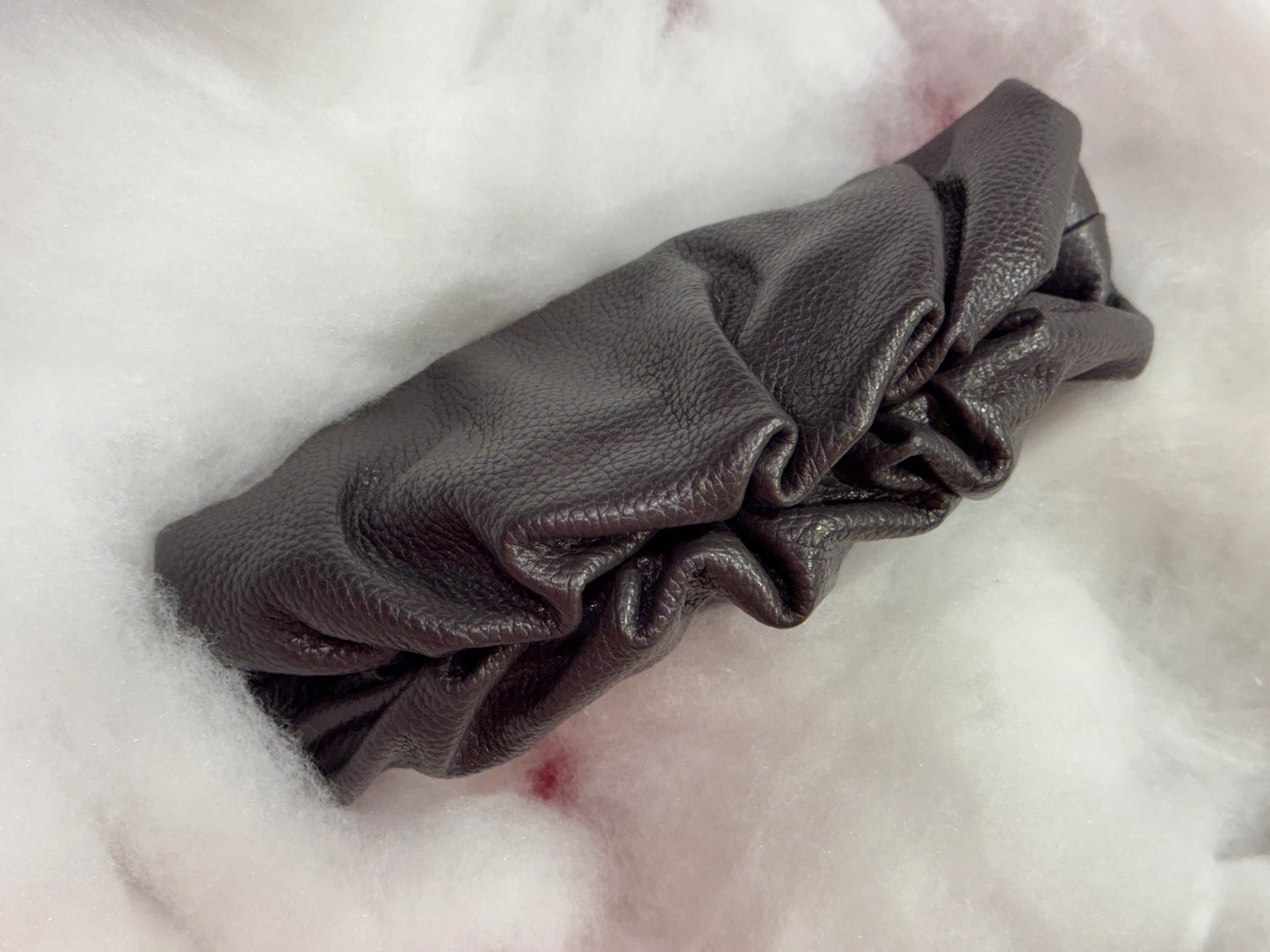 Mini clutch vera pelle