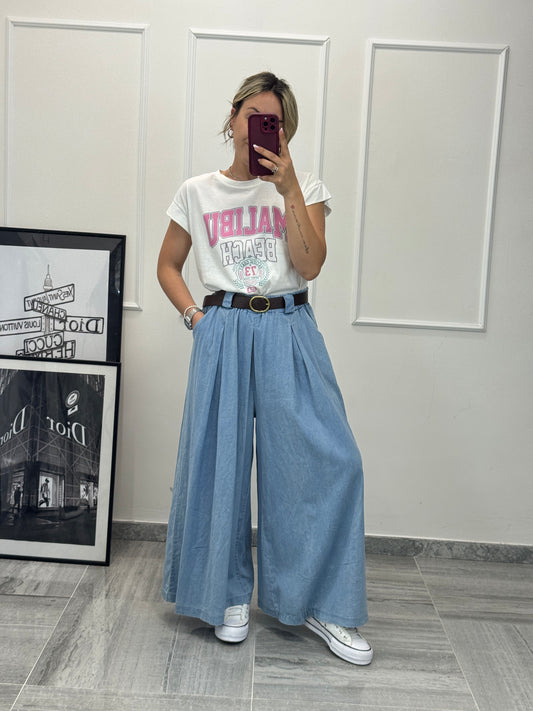 Jeans cotone maxi