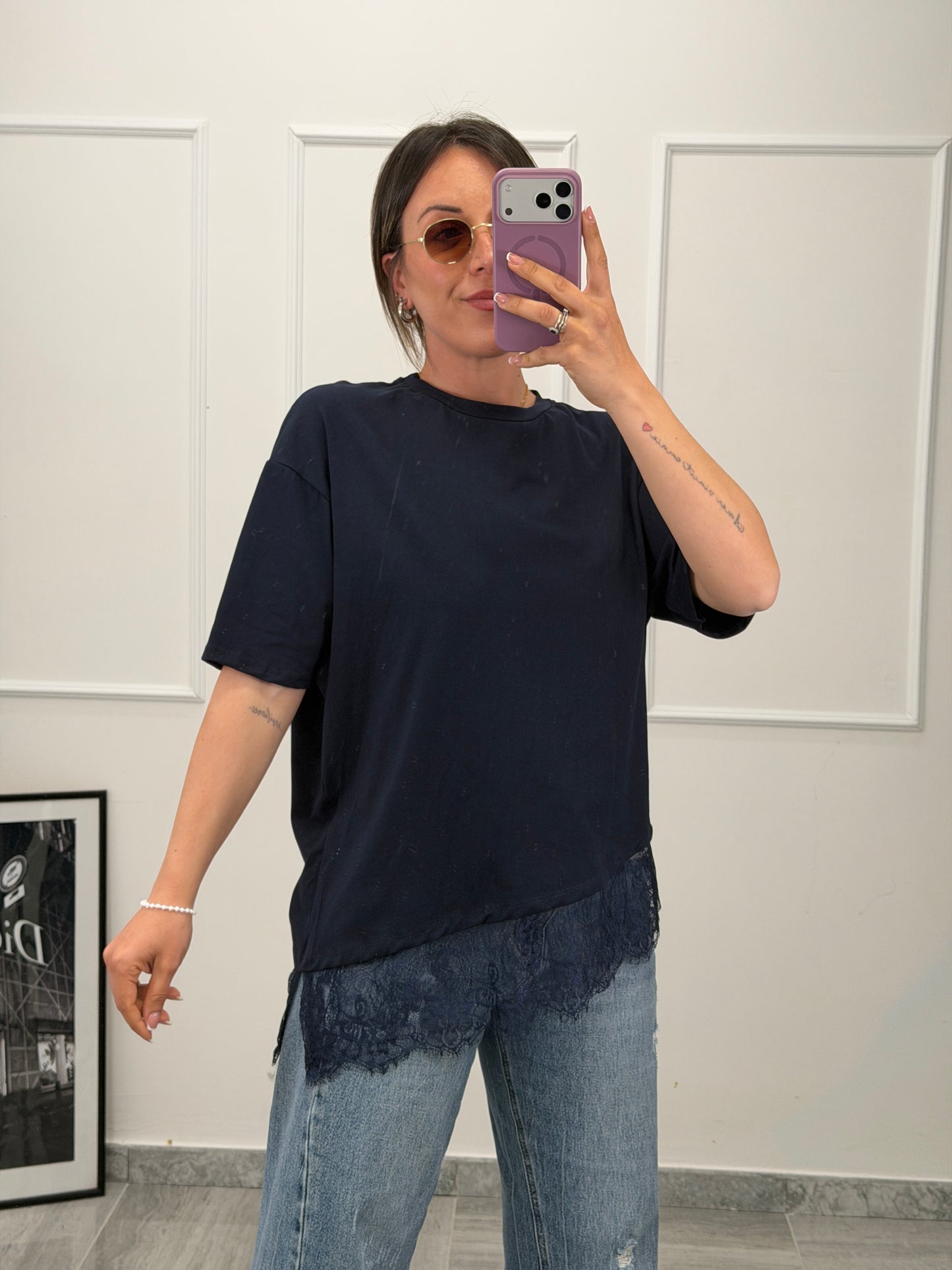 T-shirt pizzo