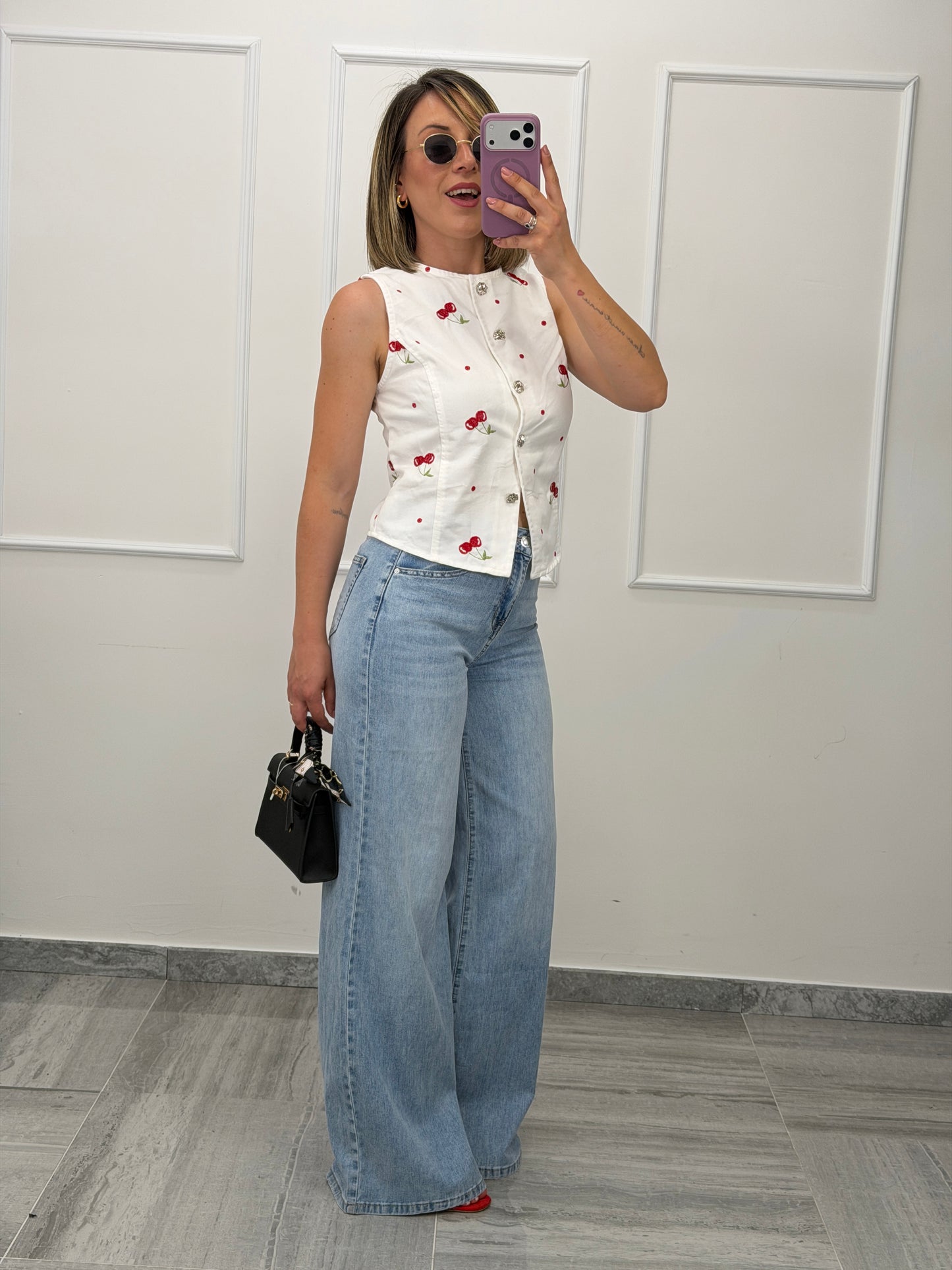 Gilet cherry
