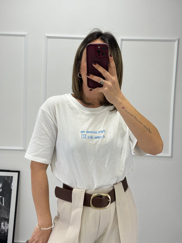 T-shirt “secondo me”