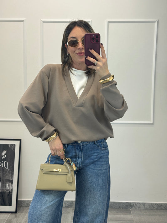 Felpa Taupe