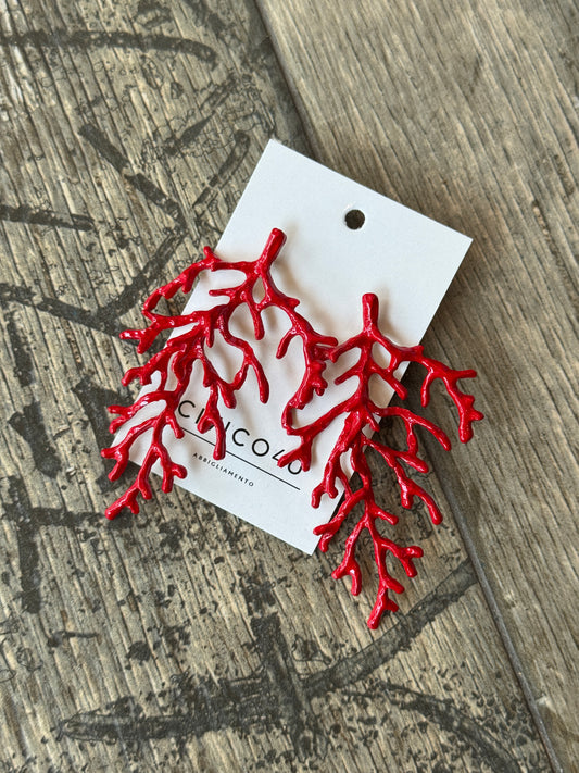 Orecchini Corallo