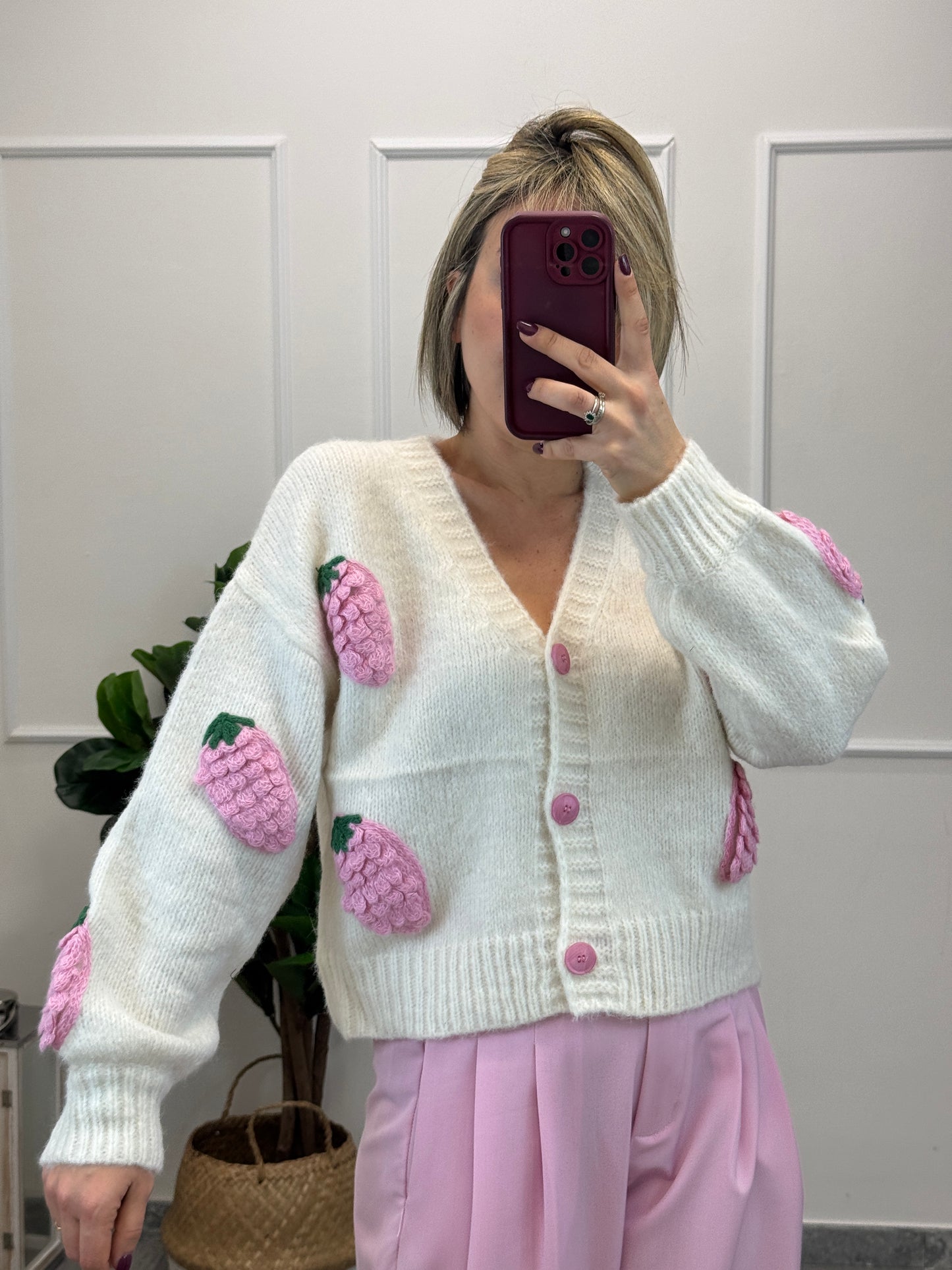 Cardigan Pink