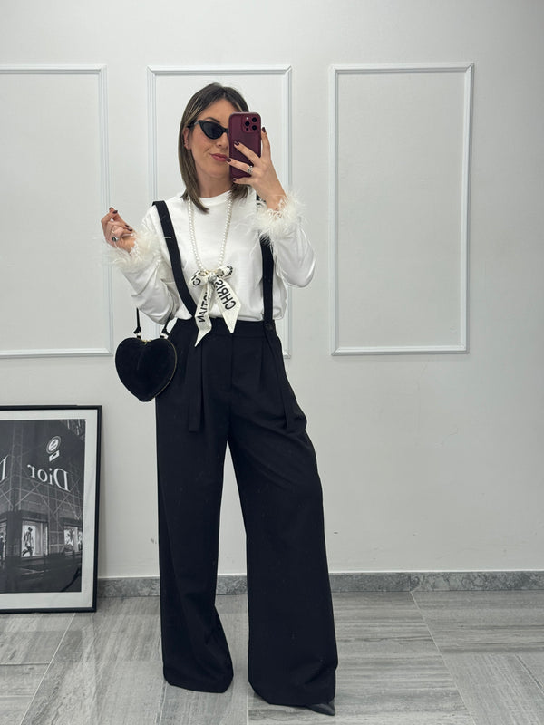 Pantalone bretelle lumina