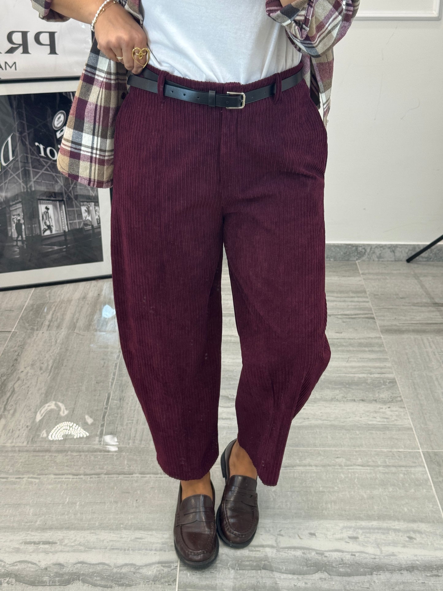 Pantalone JAPAN velluto