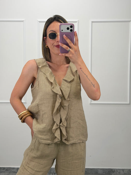 Blusa 100% Lino