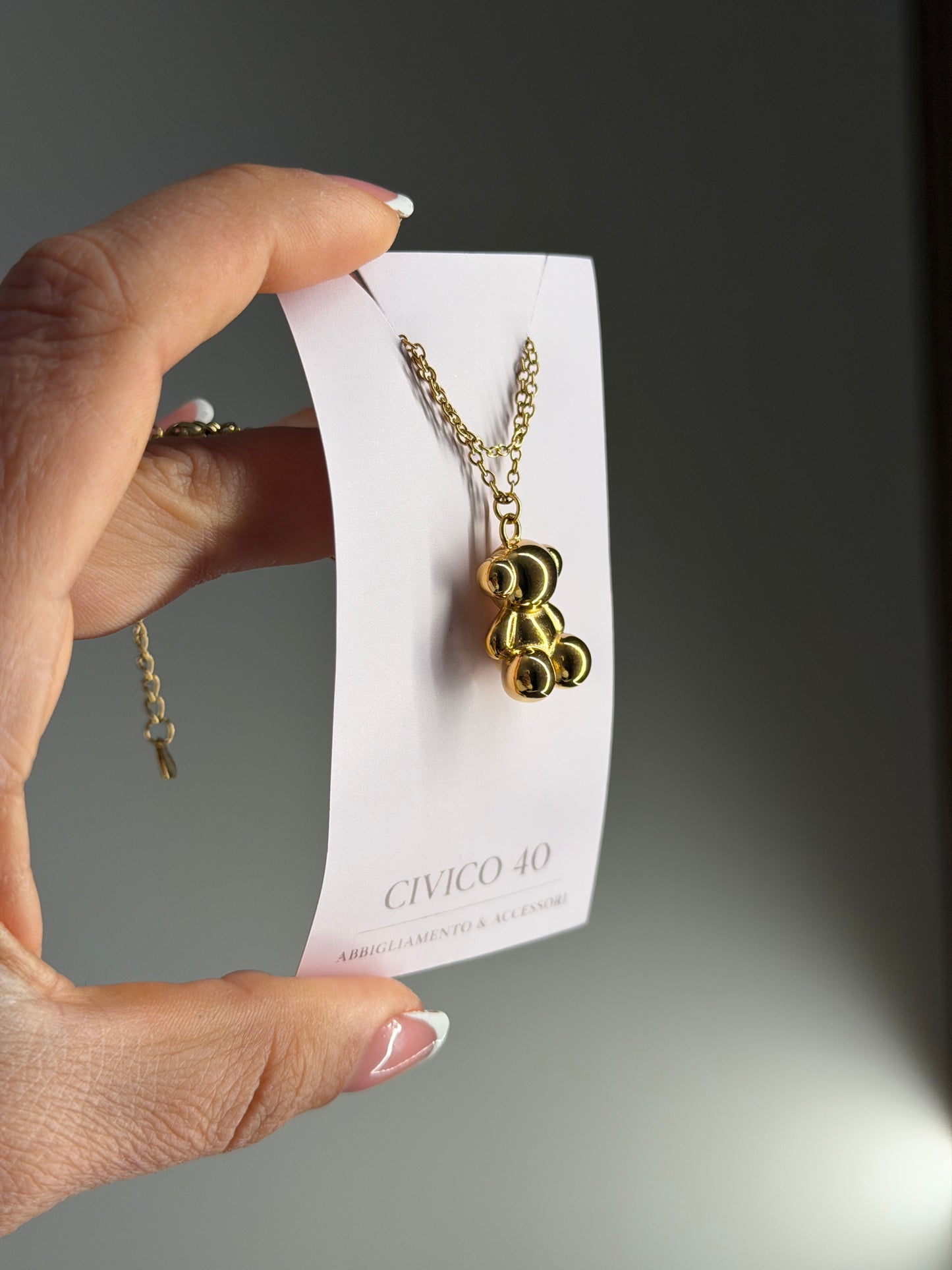 Collana teddy ciccio