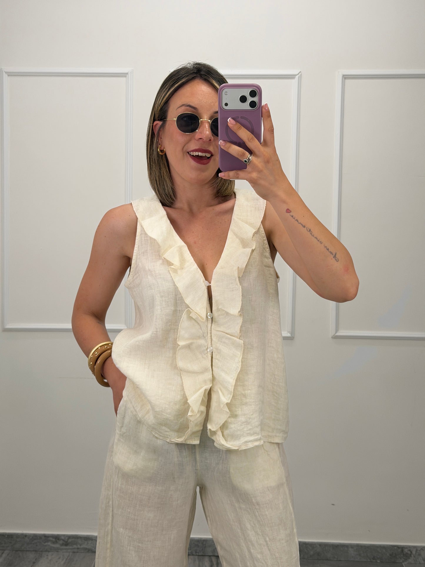 Blusa 100% Lino