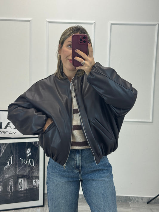 Bomber ecopelle