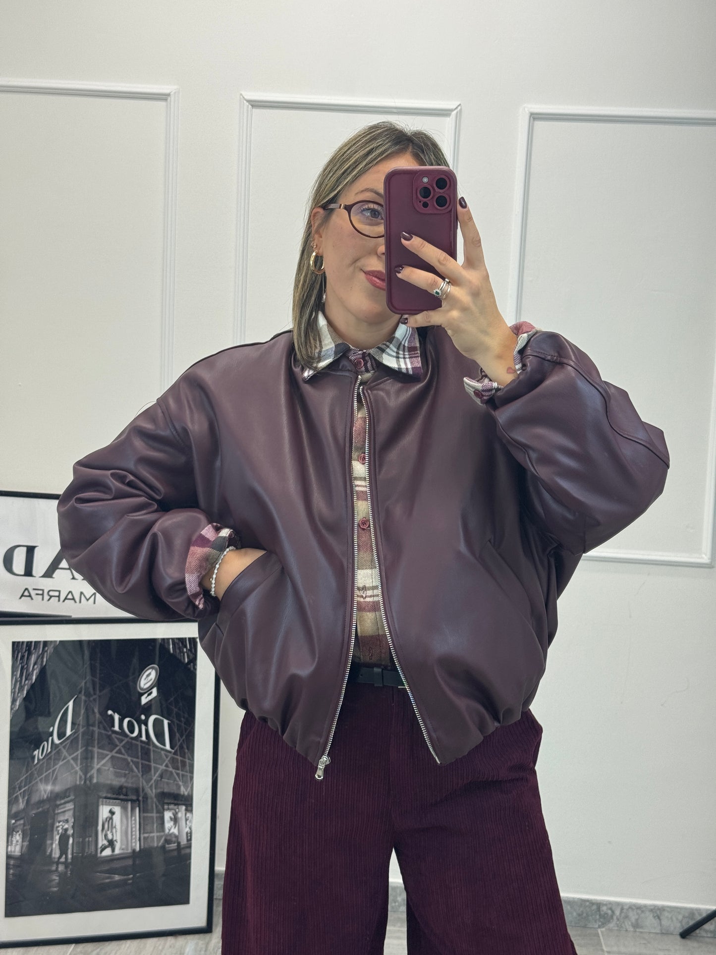 Bomber ecopelle