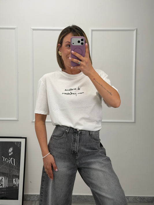 T-shirt Non Parlatemi
