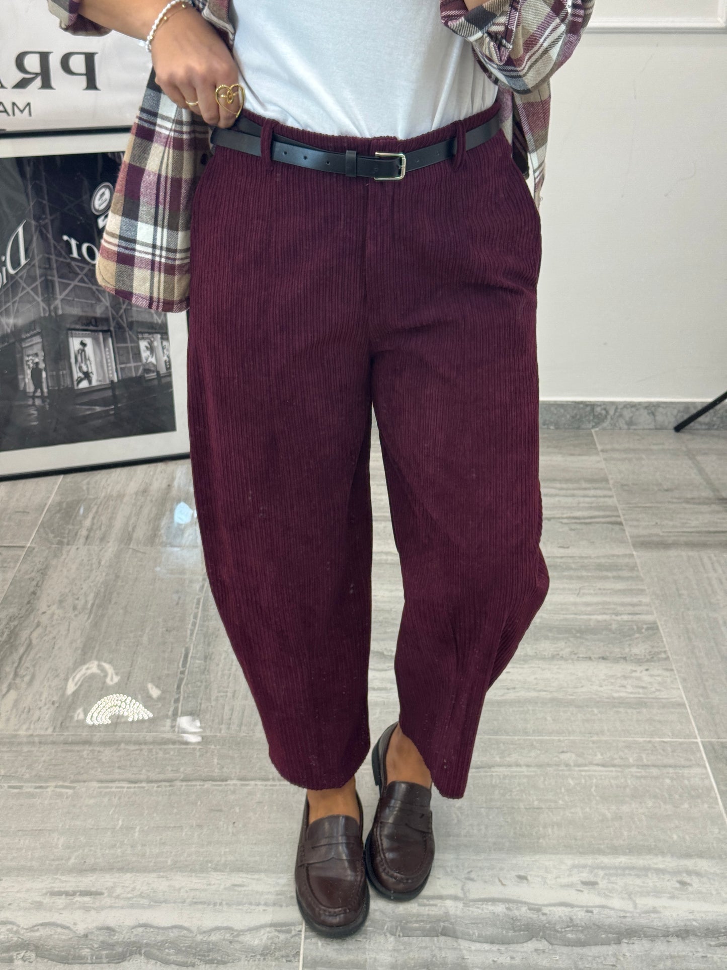 Pantalone JAPAN velluto