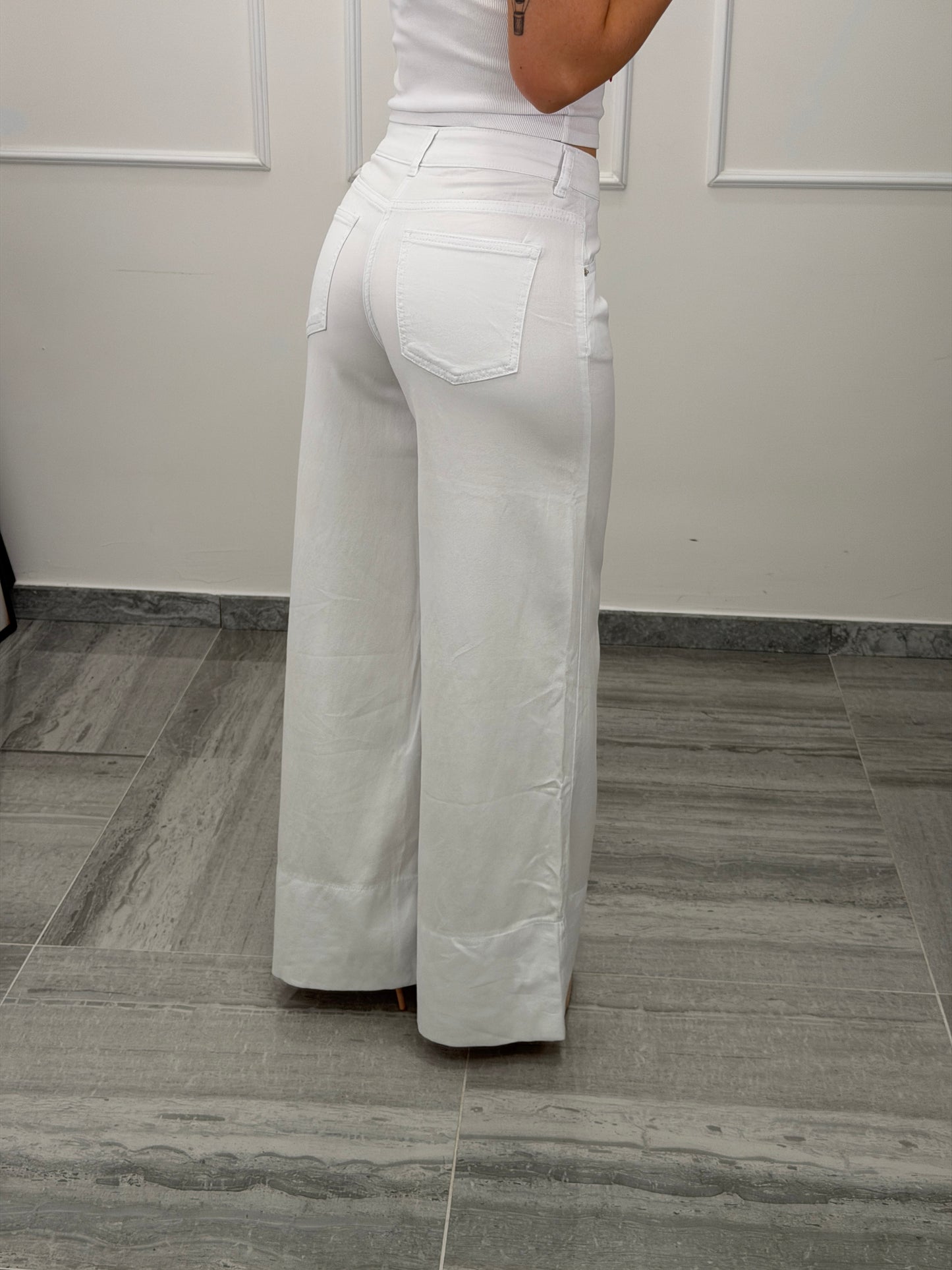Jeans bianco T951