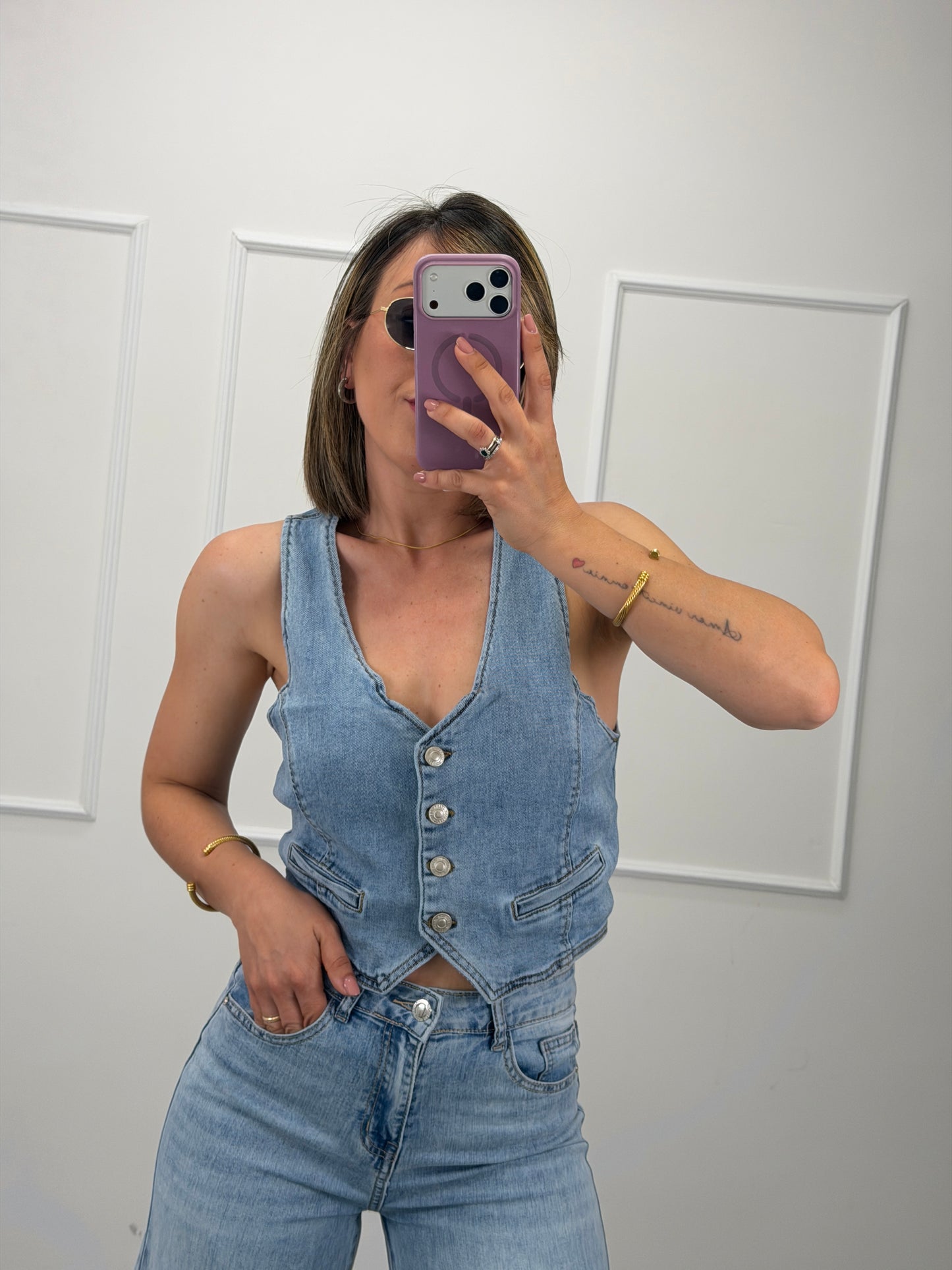 Gilet denim