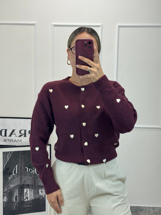 Cardigan Love Melanzana