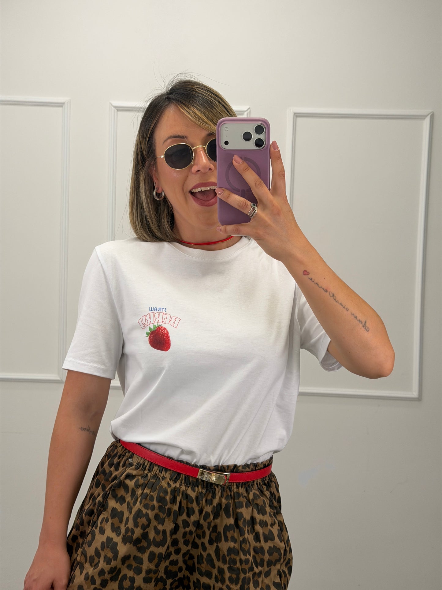 T-shirt Lumina Berry
