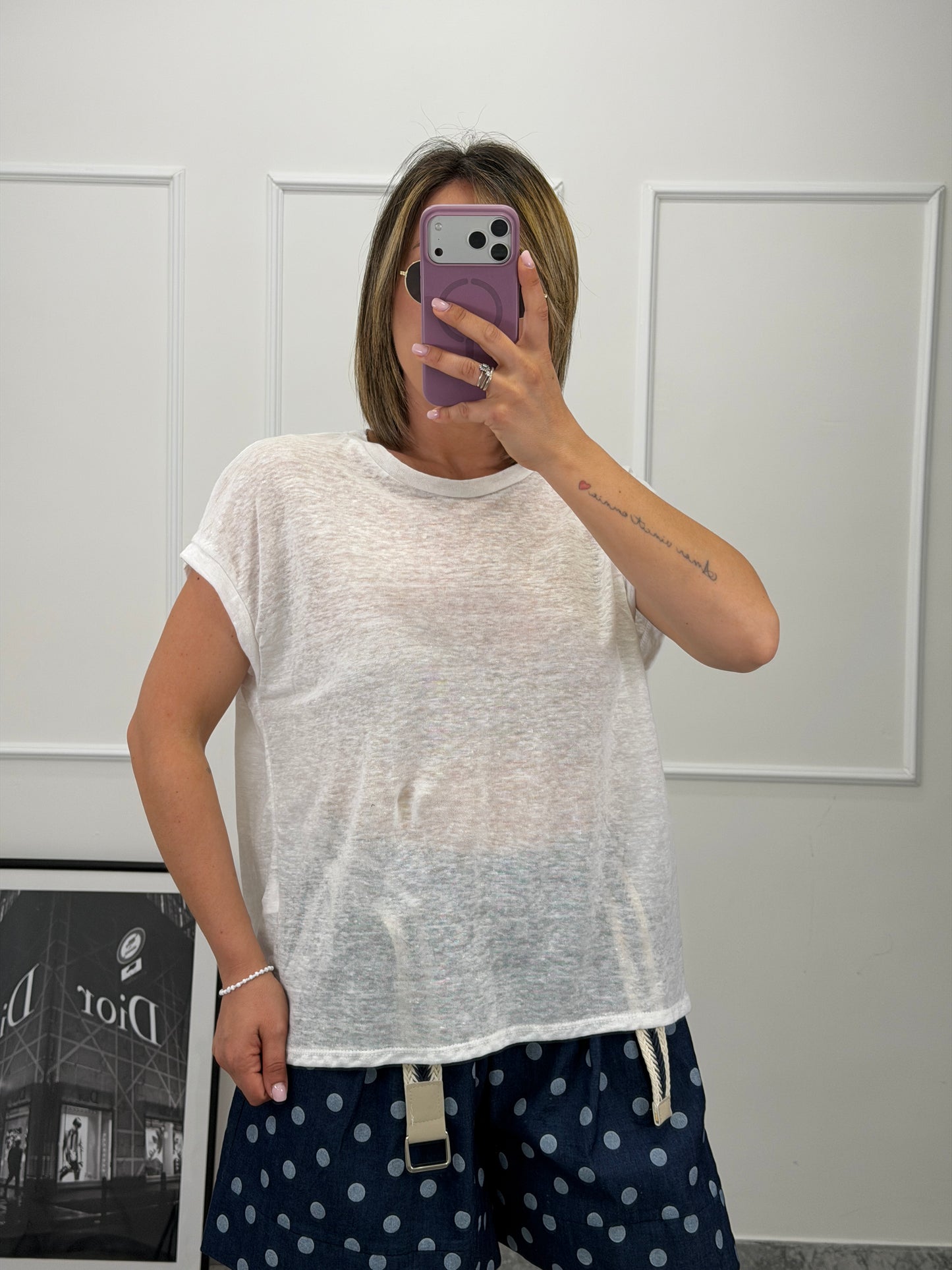 T-shirt Puro-Lino
