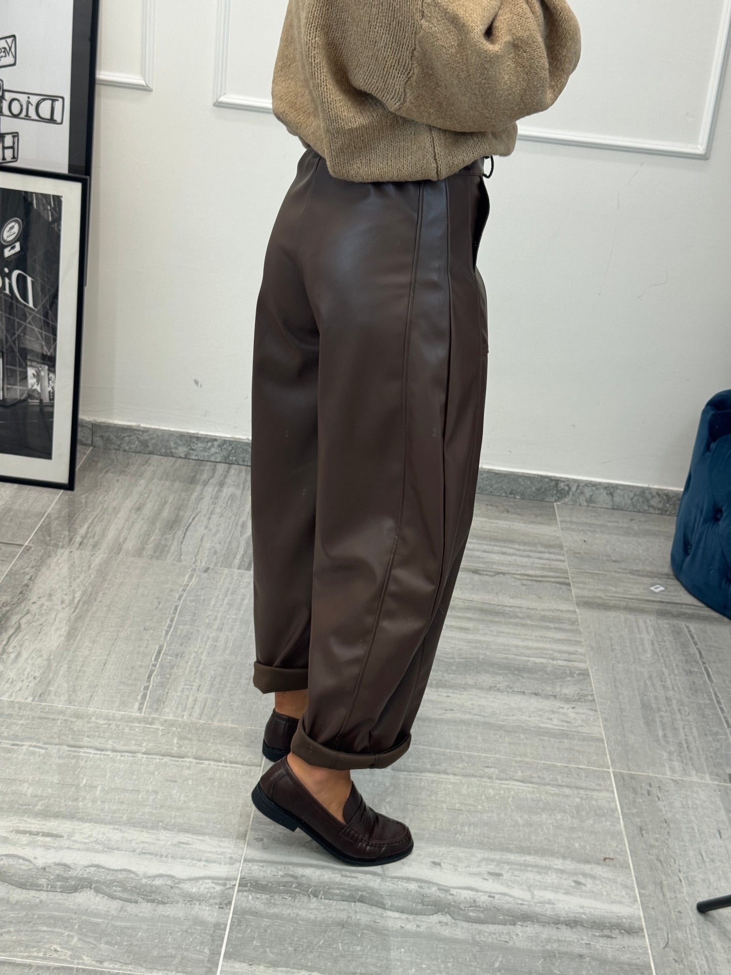 Pantalone Ecopelle