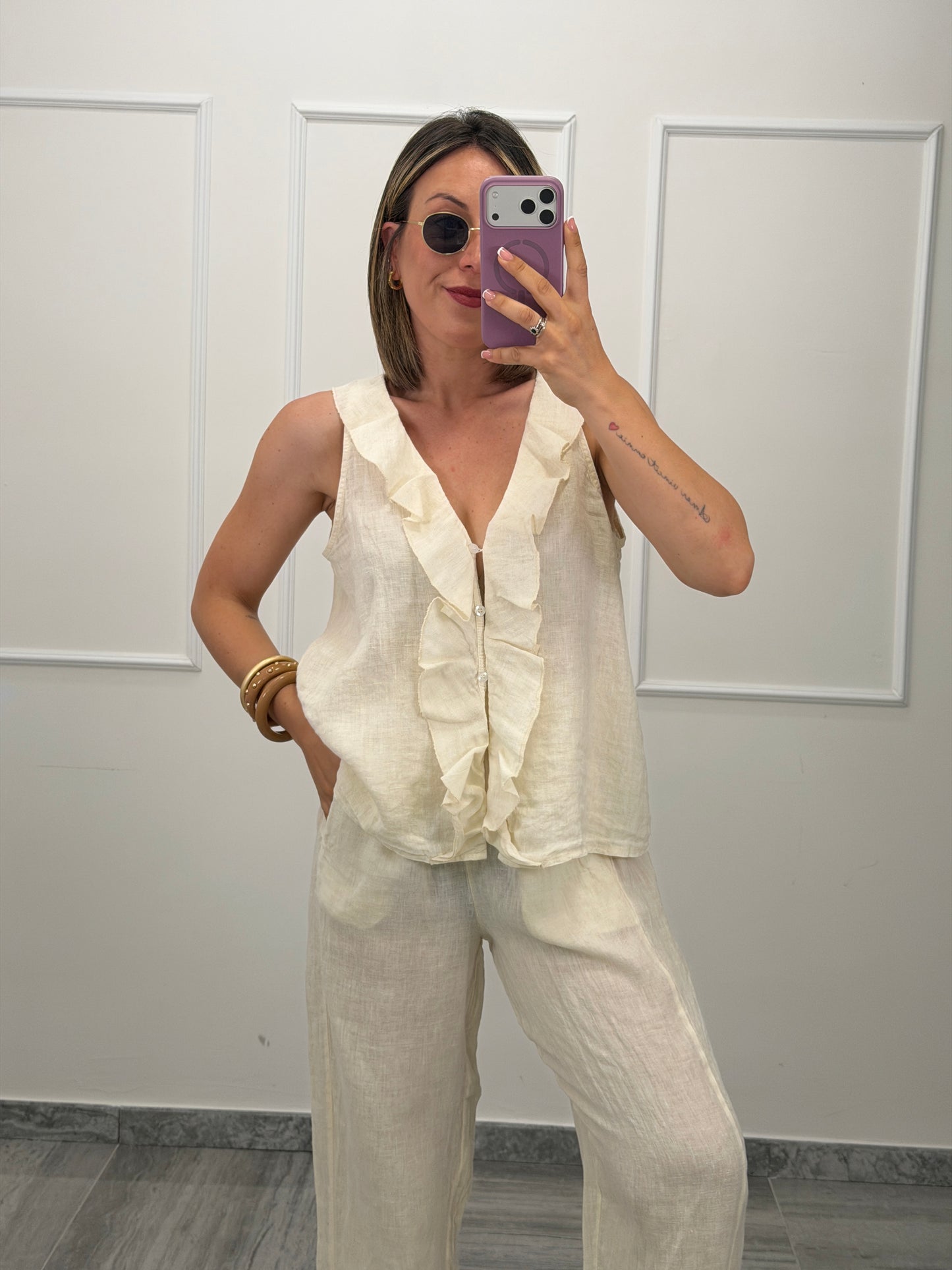Blusa 100% Lino