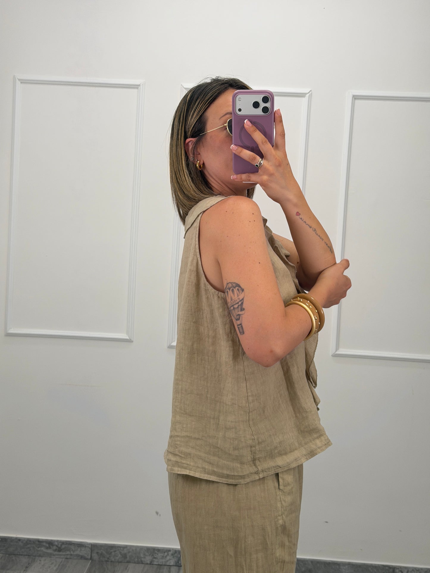 Blusa 100% Lino