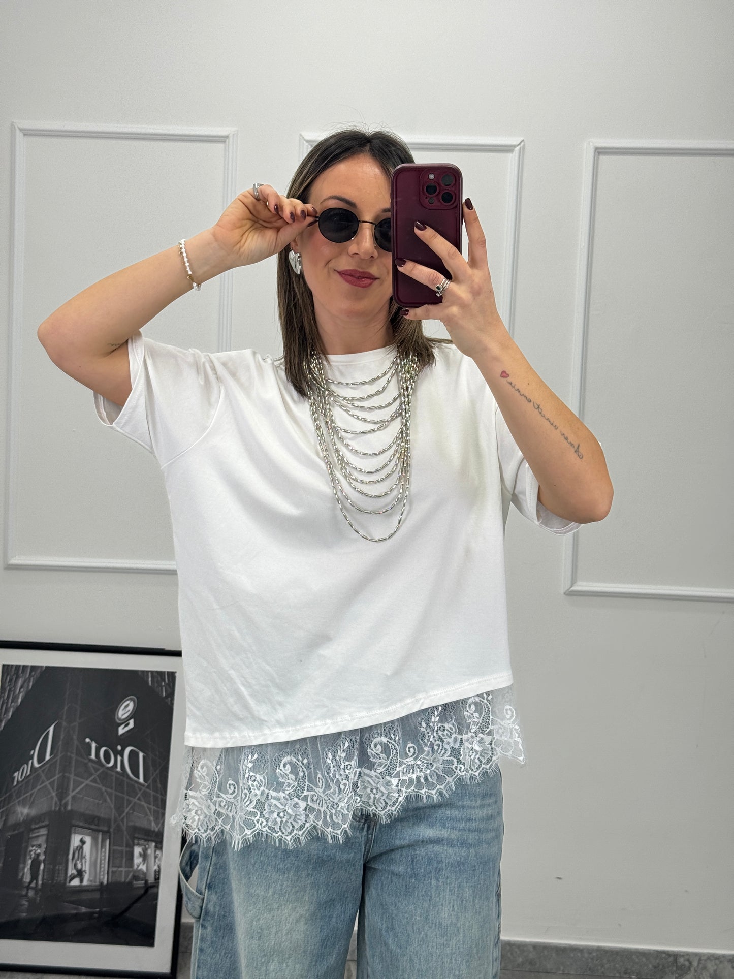 T-shirt pizzo