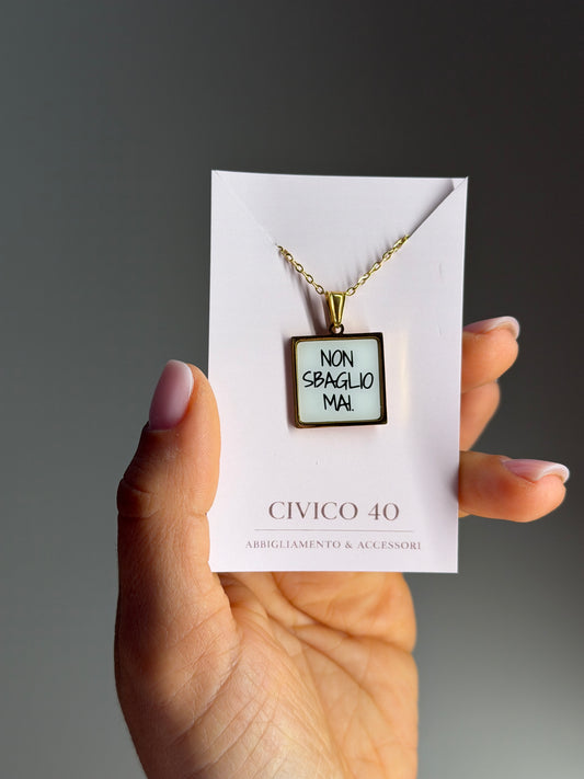 Collana “non sbaglio mai”