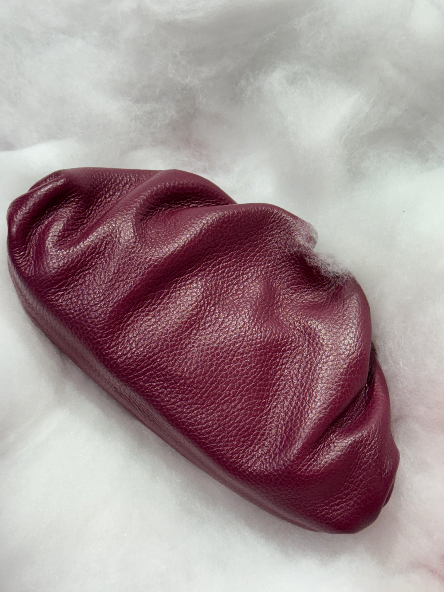 Mini clutch vera pelle